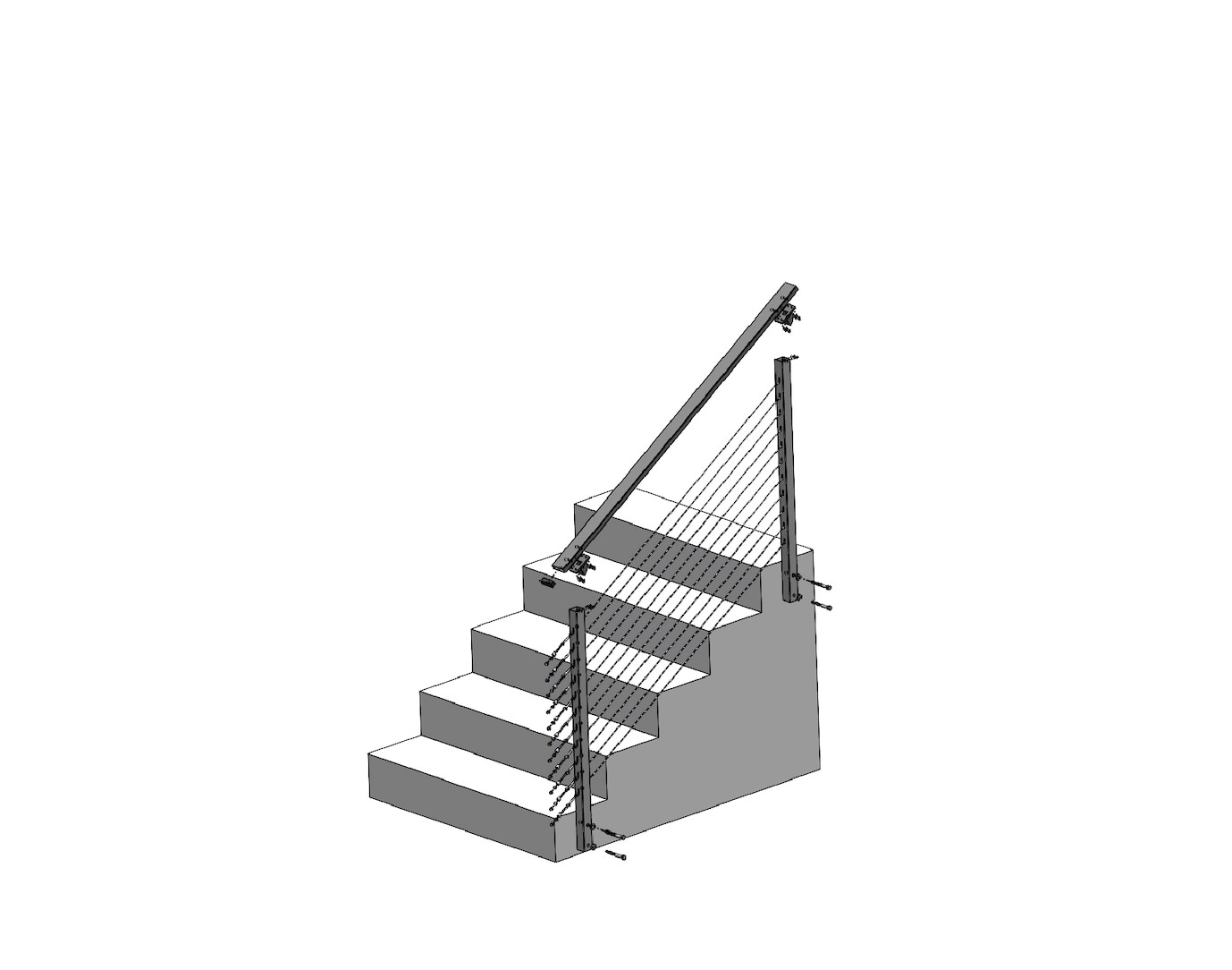 CityPost CP-6-W-S-F-42 railings - View #4
