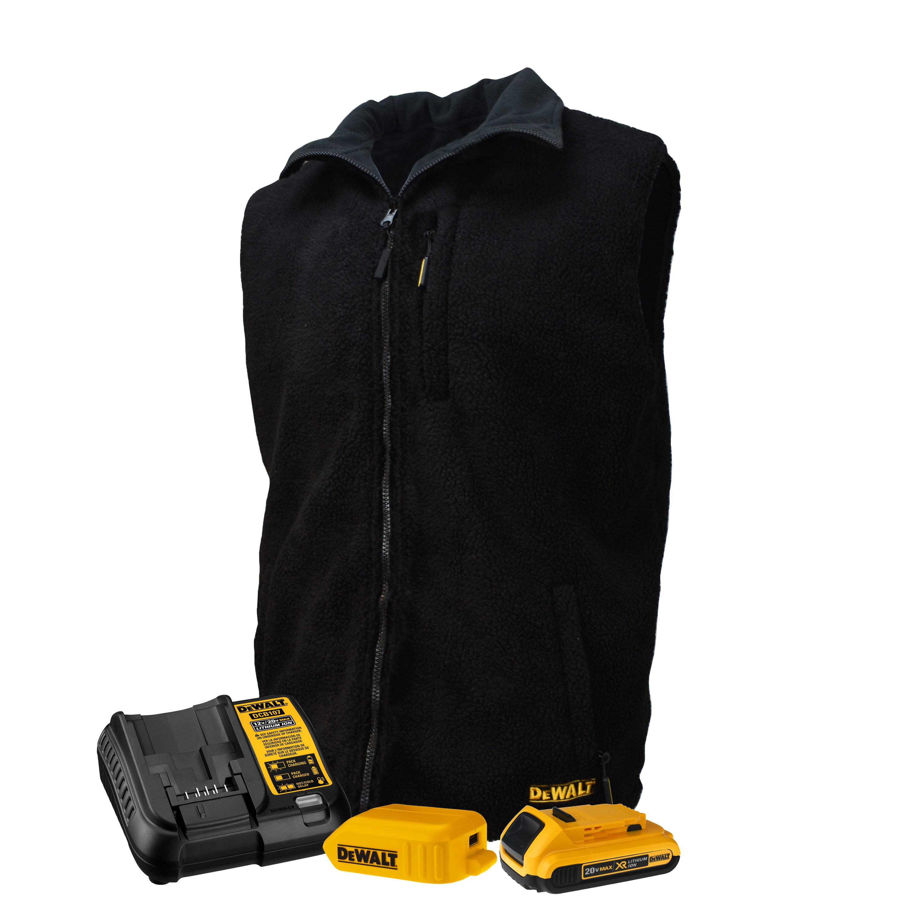 ActionHeat Men's Black Polyester Heated Vest (4Xl) in the Work Jackets &  Coats department at