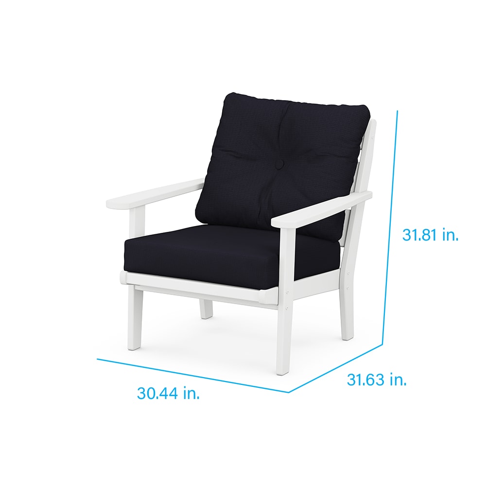 allen + roth by POLYWOOD AR4421-WH164488 Patio-Chairs - View #2