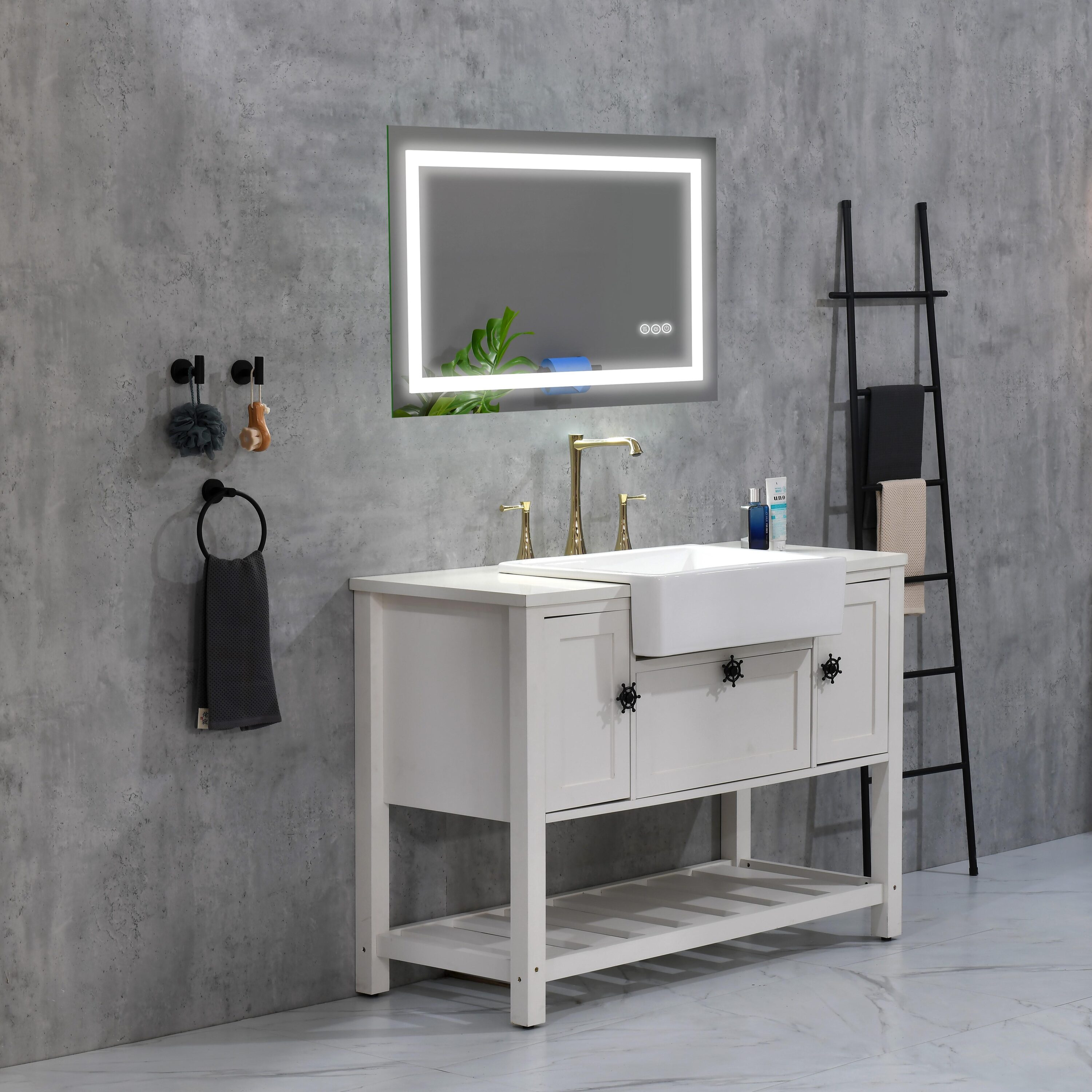 Bayfeve BF-125168-MIR Framed-Bath-Mirrors - View #4