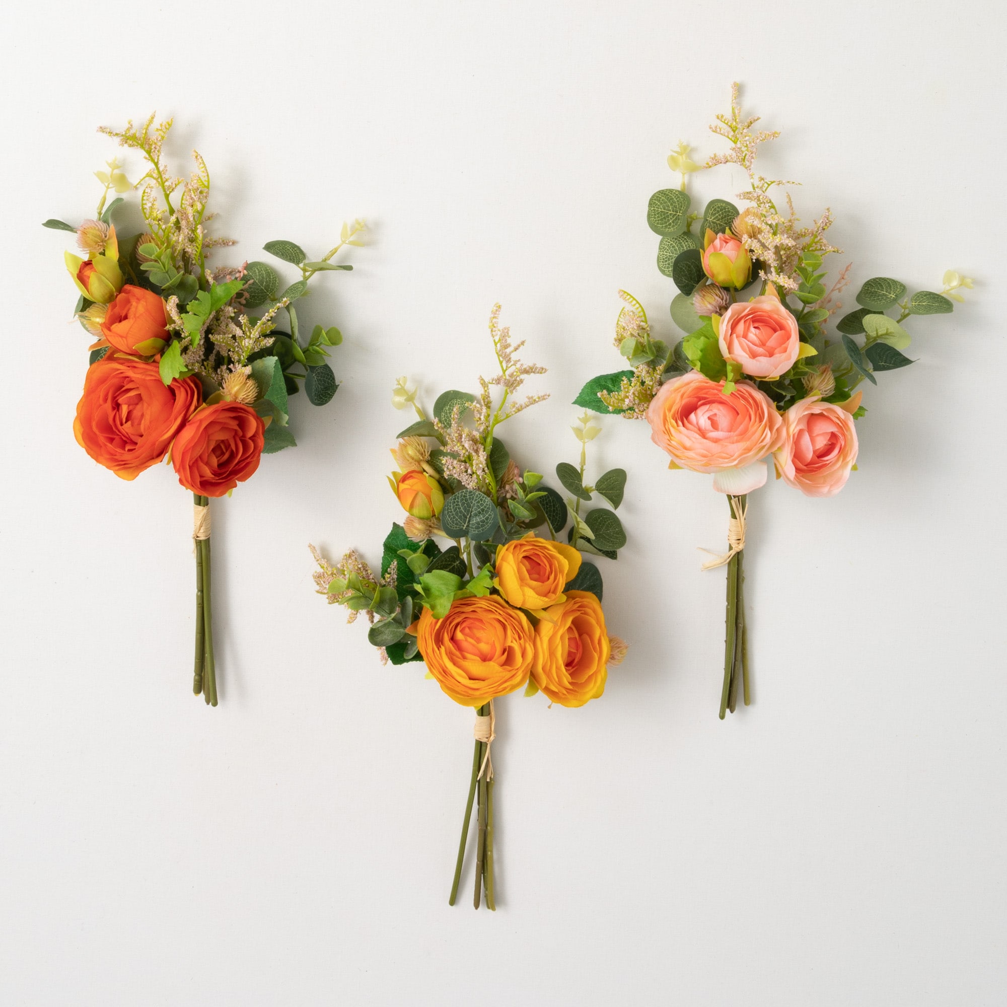 Sullivans 02871BH 15.75-Inches Multicolored Indoor Desktop Ranunculus Artificial flower