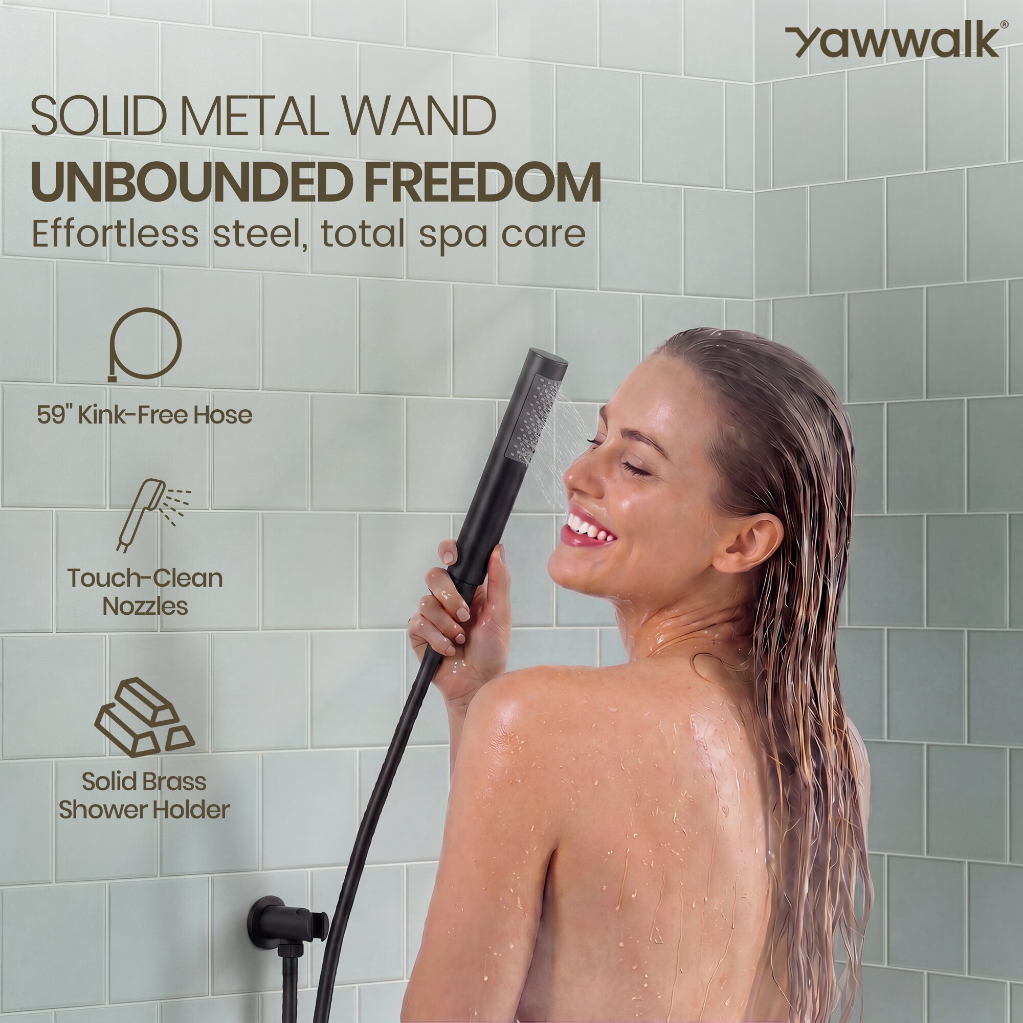 YAWWALK Y66W10-MB-1 Tub-Shower-Faucets - View #5