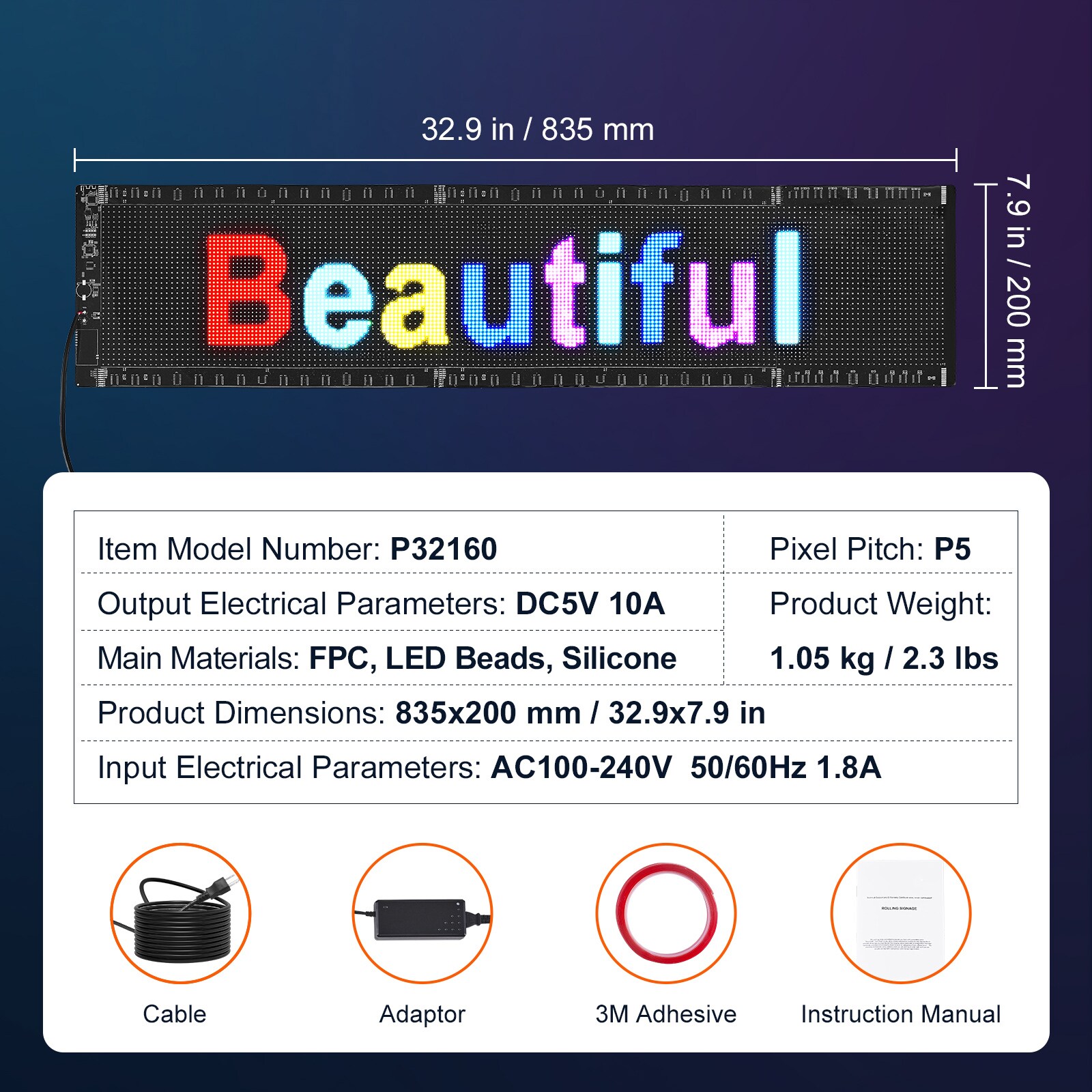 VEVOR SCRXGDBZP37X04175V1 Neon-Signs - View #7