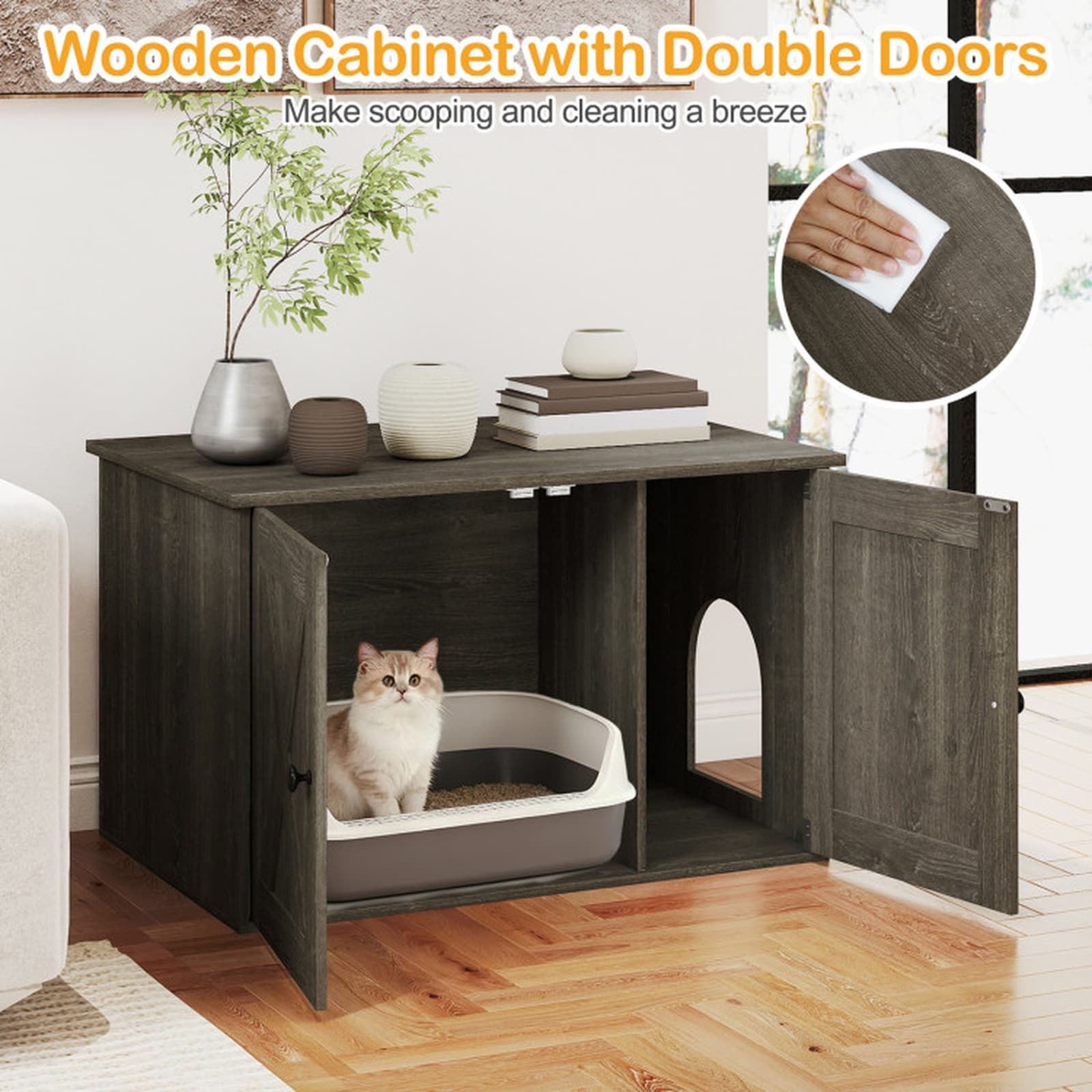 SUGIFT LW102SUGHY3275 Cat-Litter-Box - View #2