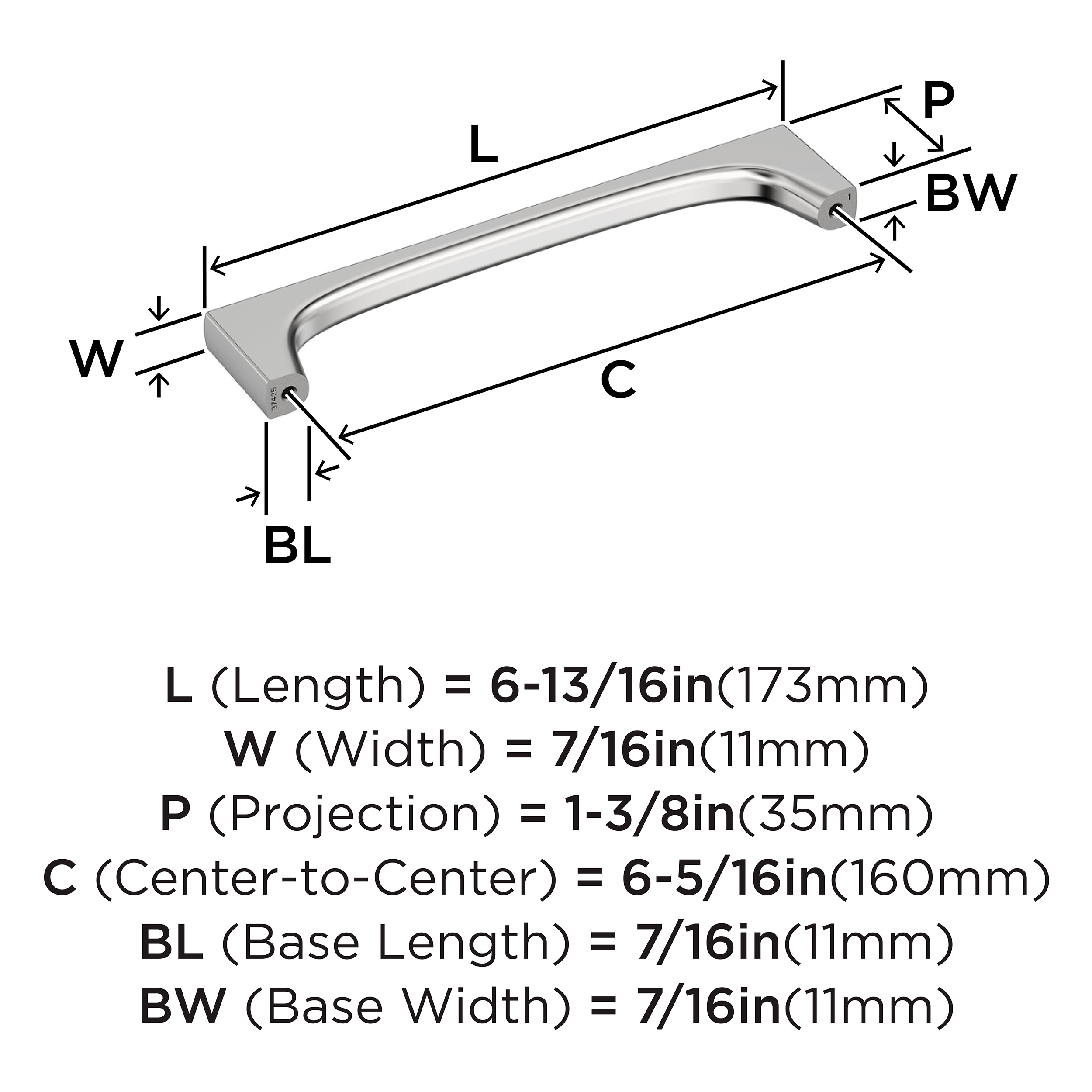 Amerock BP3742526 Cabinet-Pulls - View #4