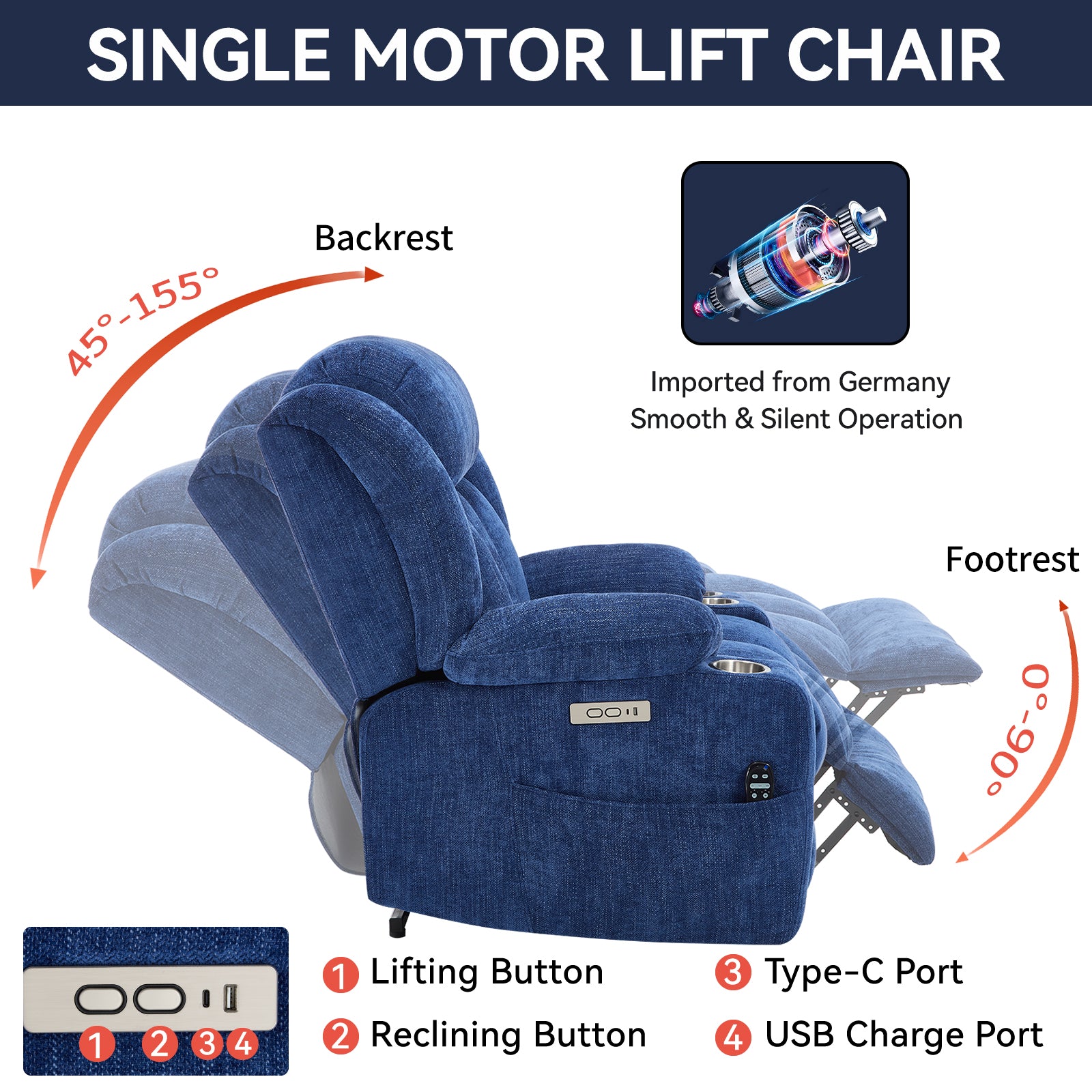 Boyel Living BL-CM8711BL recliners - View #4