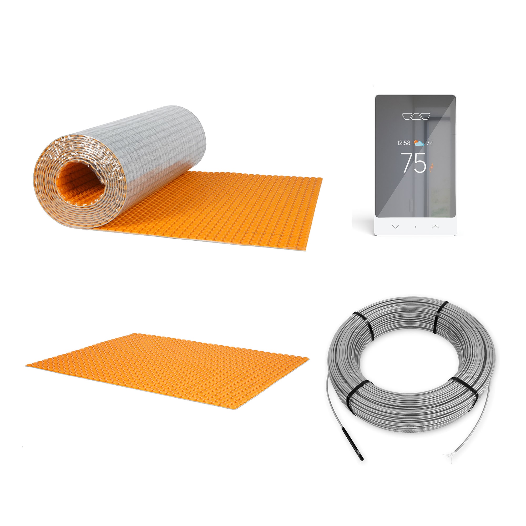 Schluter Systems  Ditra-Heat-Duo-PS Peel and Stick Smart Thermostat Floor Warming Collection
