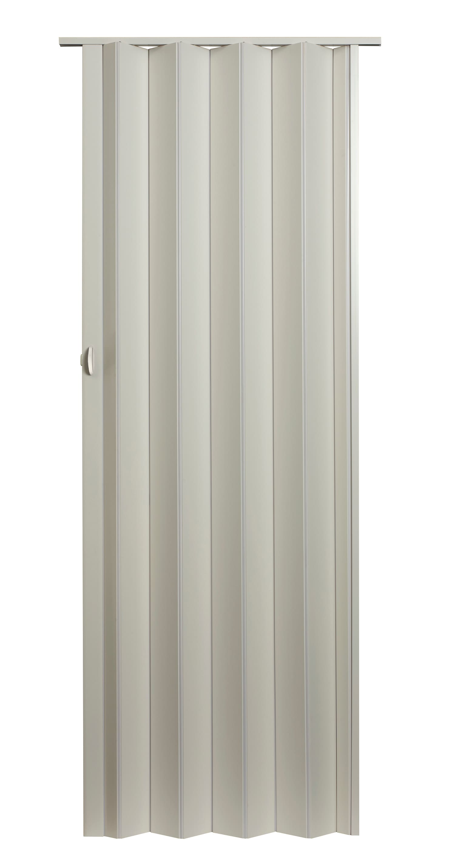 Spectrum HSECHO3280WH Echo 36-in x 80-in Reversible/Universal Handing White PVC Accordion Door ( Hardware Included )
