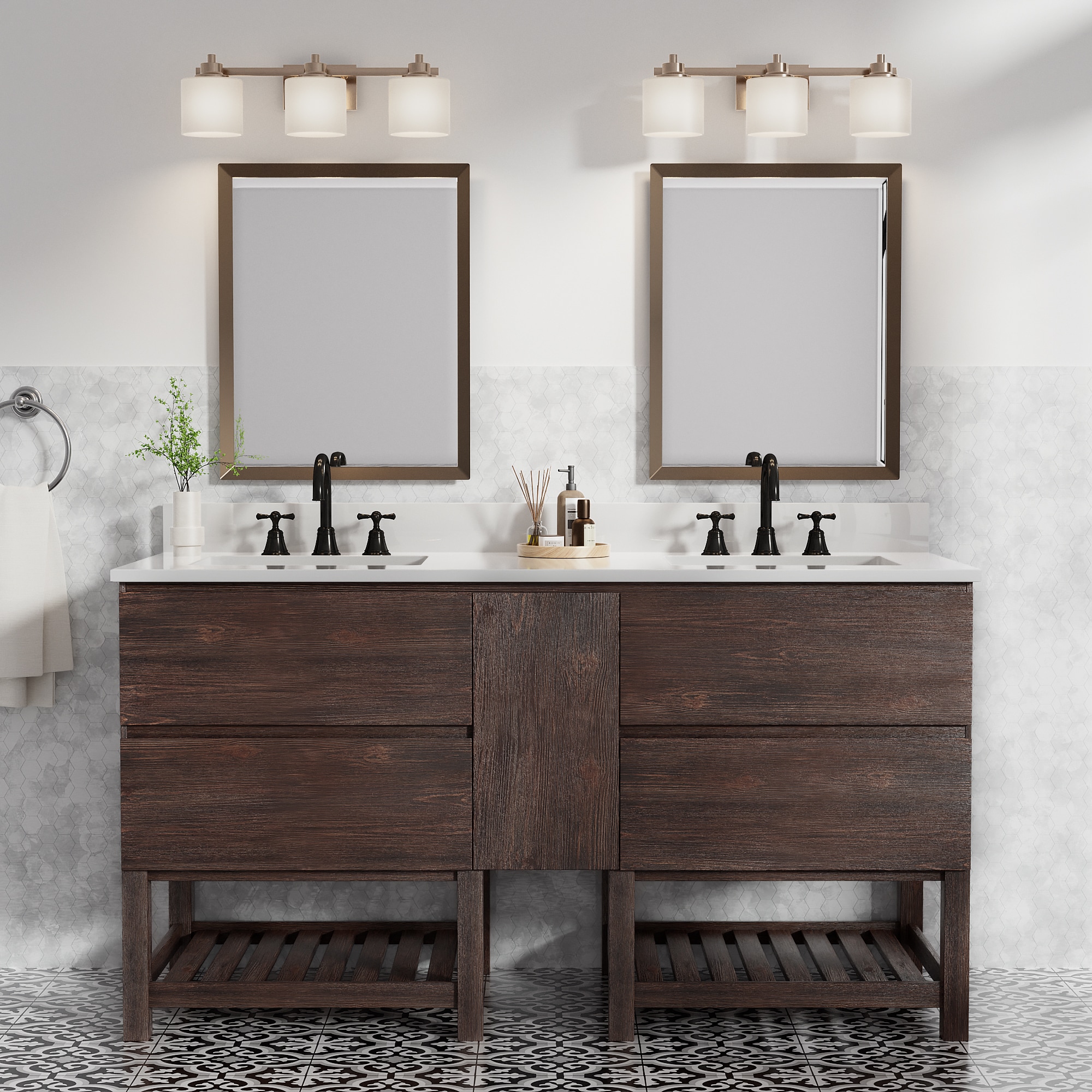 JEAREY JE-XNECWSF-DK Bath-Vanity-Combo - View #2