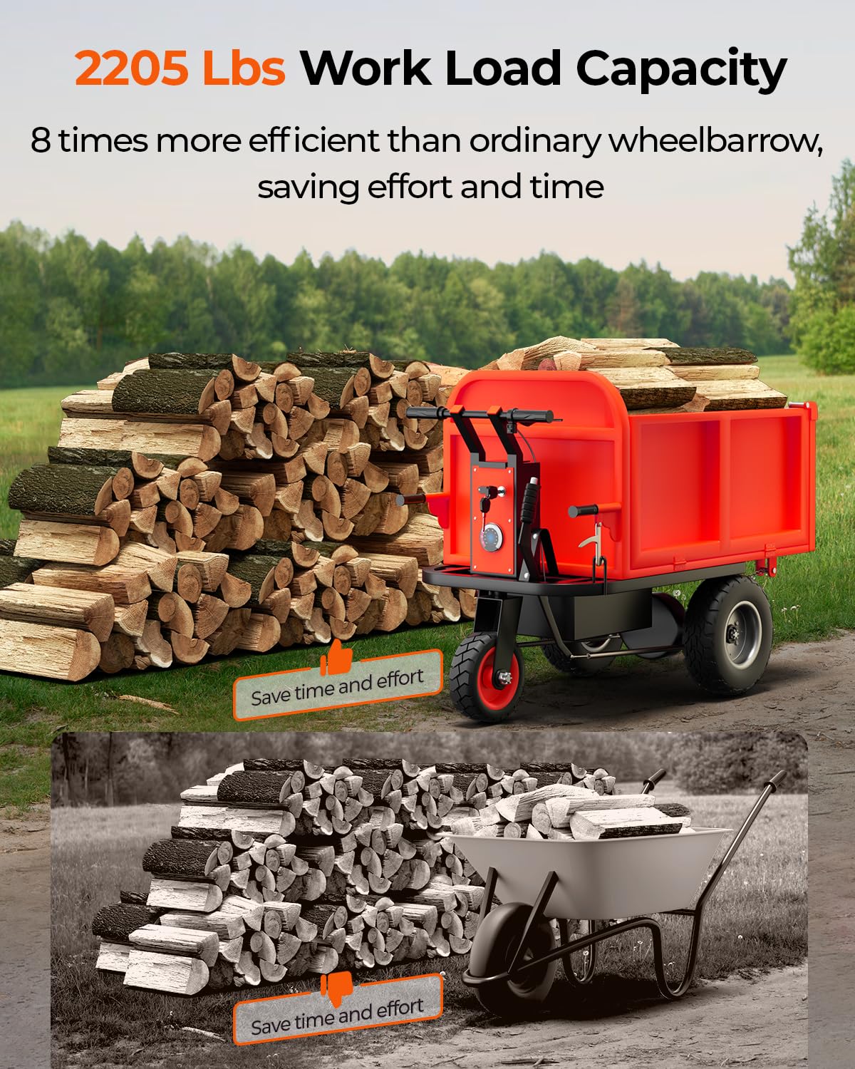 Arczorix B0D321MX48 wheelbarrow - View #3