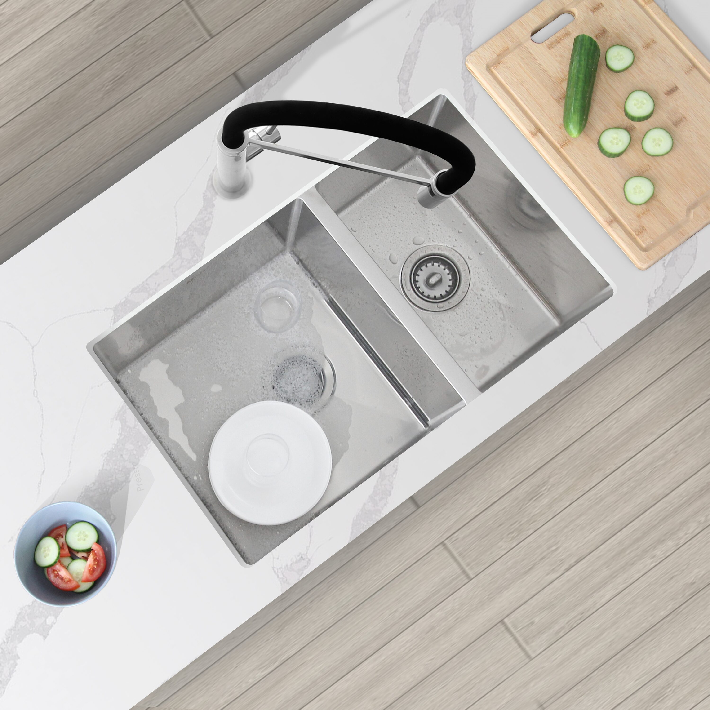 Stylish S-4031 Kitchen-Sinks - View #12