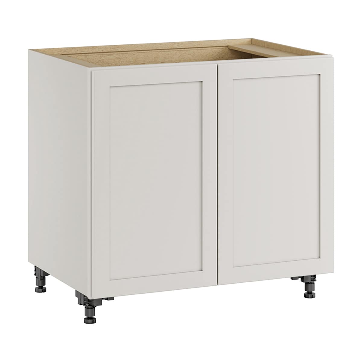 Whalen CLICK-IT LWSCLICK-08G Windsor Lane 36-in W x 34.5-in H x 24-in D Light Gray Birch Base Ready to assemble Plywood Cabinet (Raised Panel Shaker)