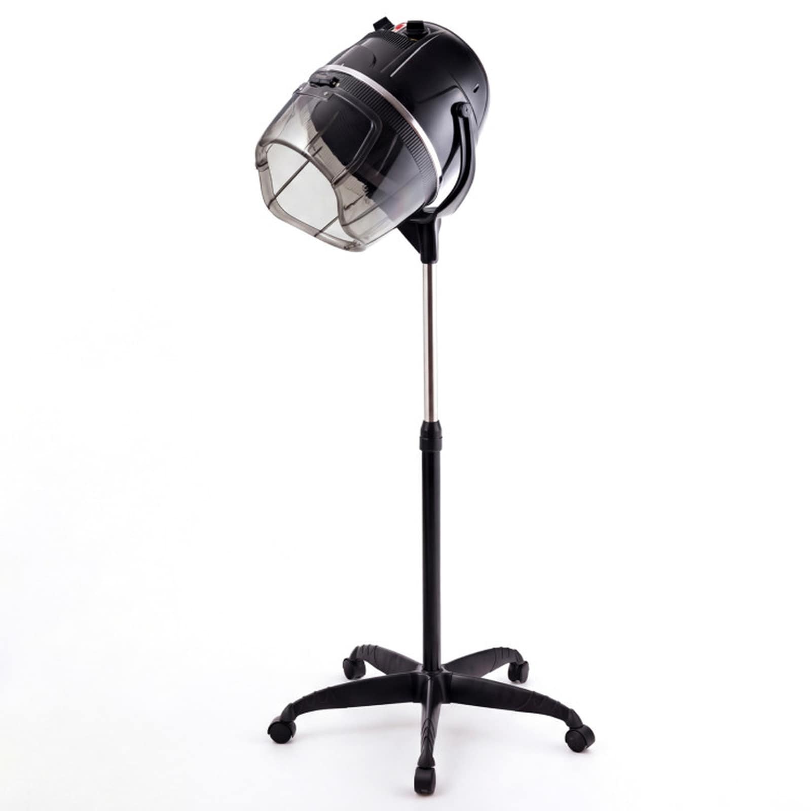 SUGIFT Professional Hooded Bonnet Hair Dryer Stand with 60-Minute Timer 49-in to 63-in Adjustable Height and Smooth-Glide Swivel Casters for Salon Home Spa