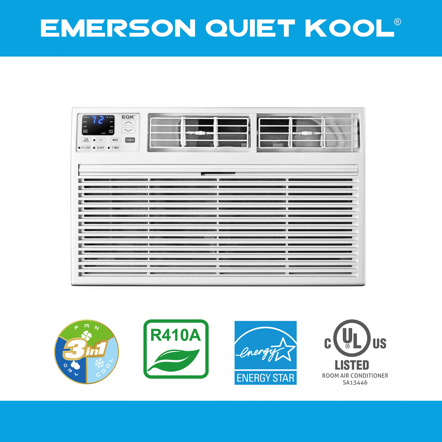 Emerson Quiet Kool EATC8RE1T Wall-Air-Conditioners - View #6