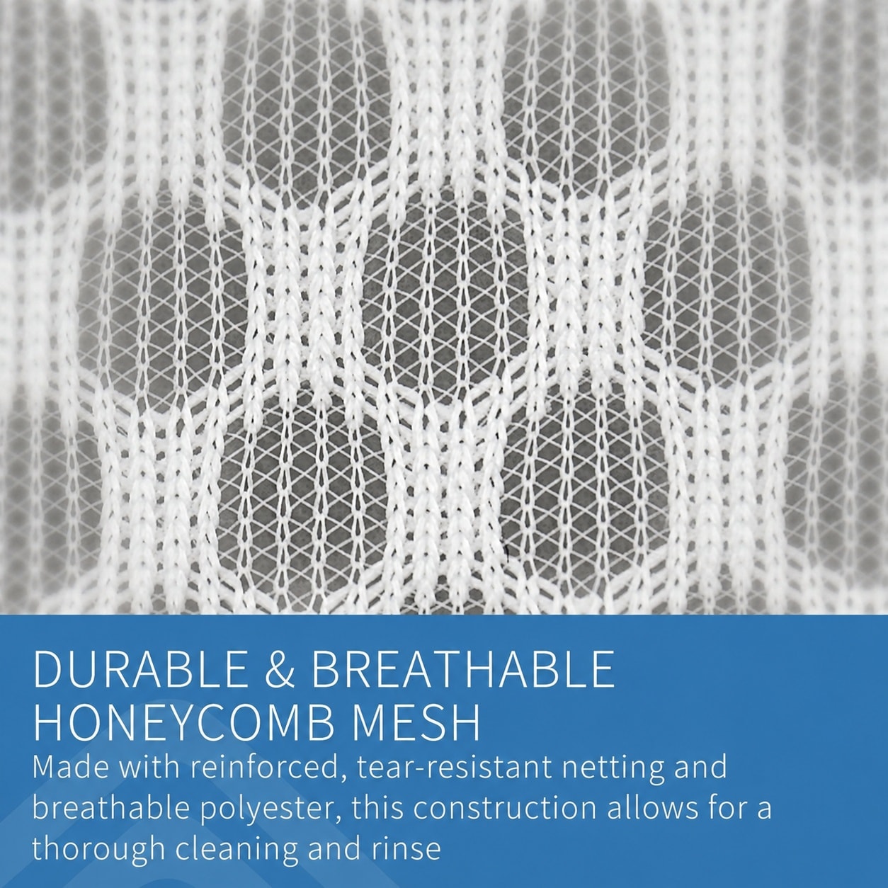 Etokfoks  5 Piece Durable Honeycomb Mesh Laundry Bags for Delicates 1 Large 2 Medium 2 Small Sizes