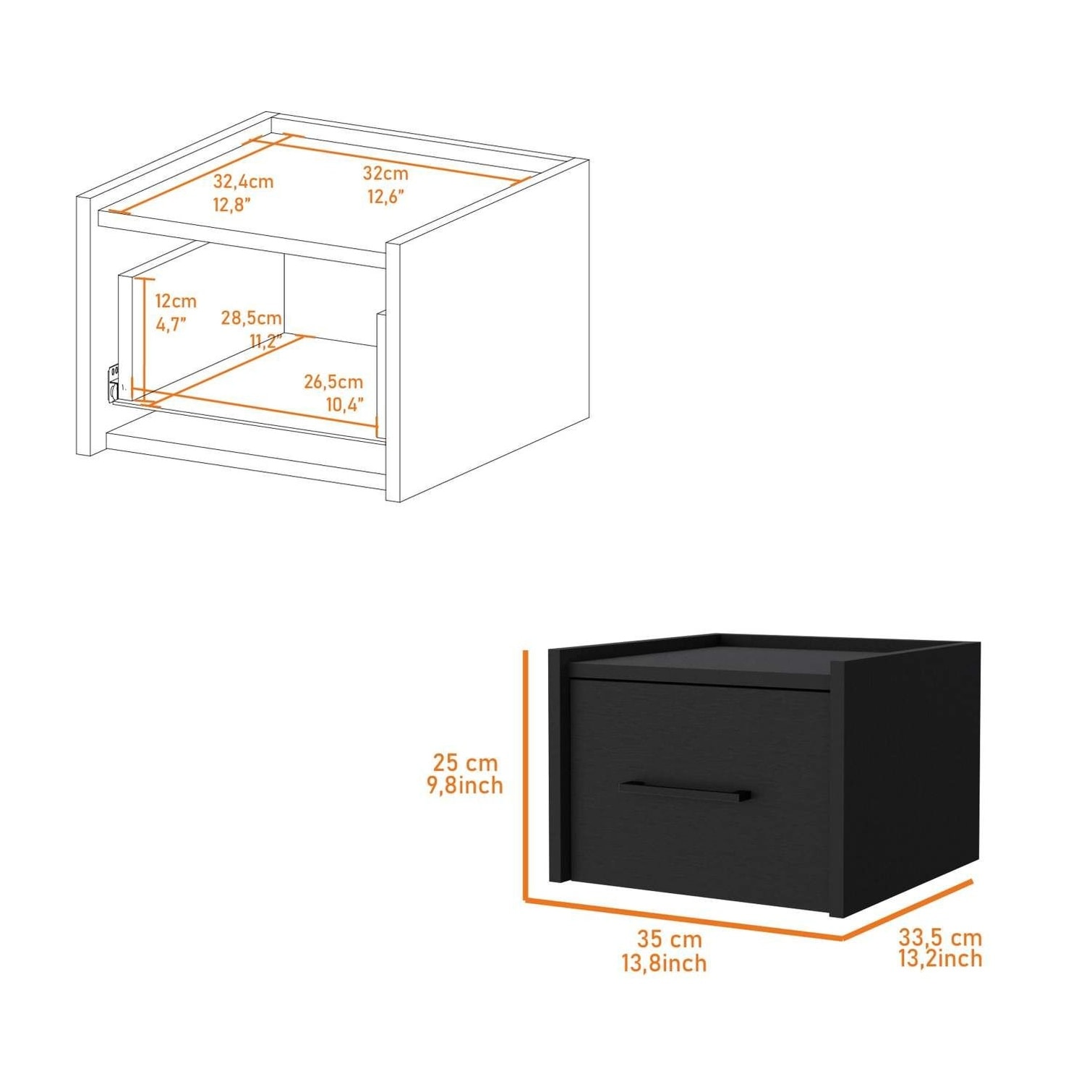 BBabe I97YOXVWH5P3 nightstands - View #3