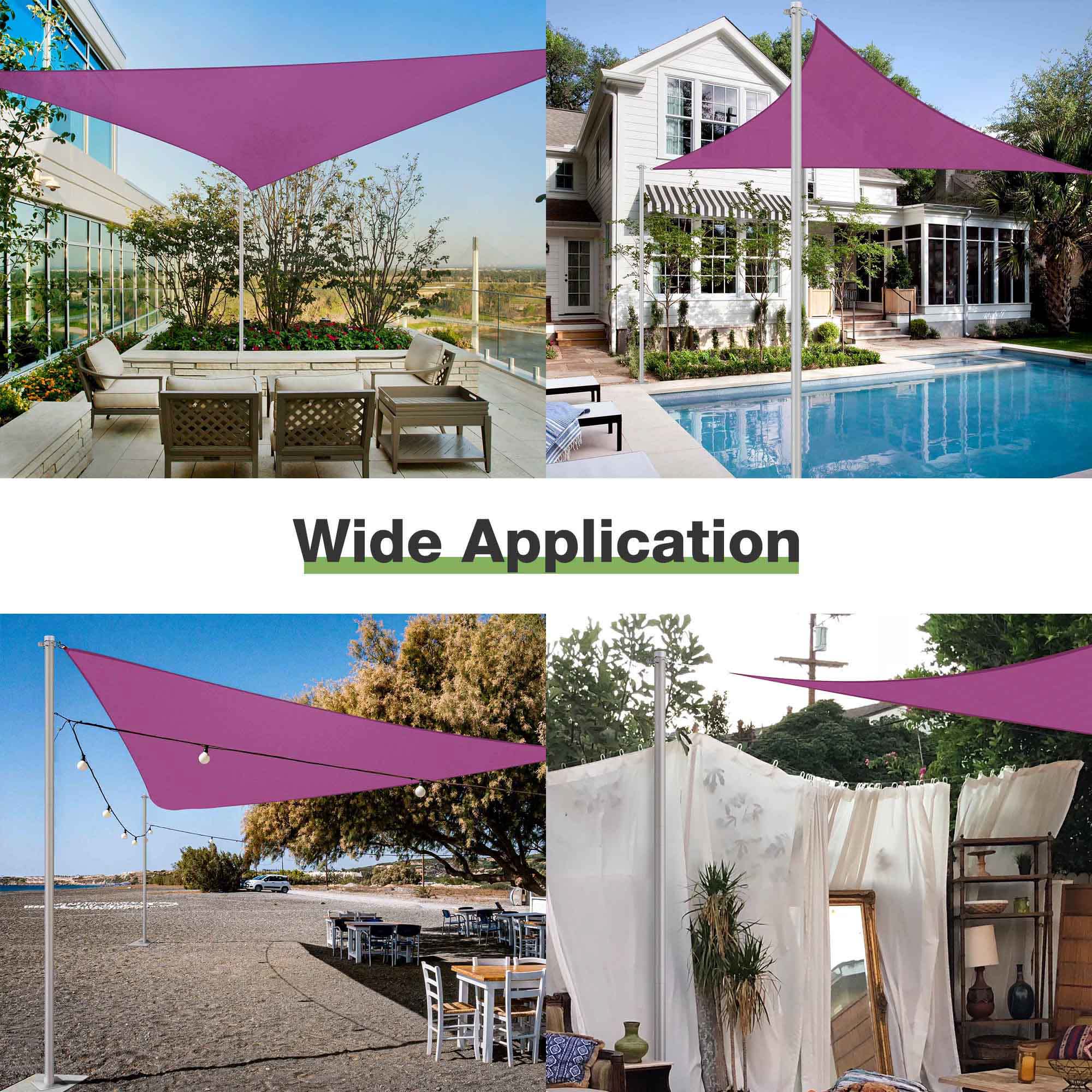 Yescom 07SSSSET012-22-LO Shade-Sail-Fabric-Access - View #8