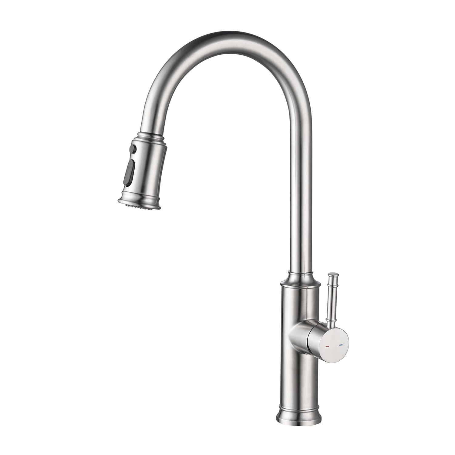 Tatayosi JJ-26NS01 360 degree Swivel Pull-Out Kitchen Faucet with Single Handle
