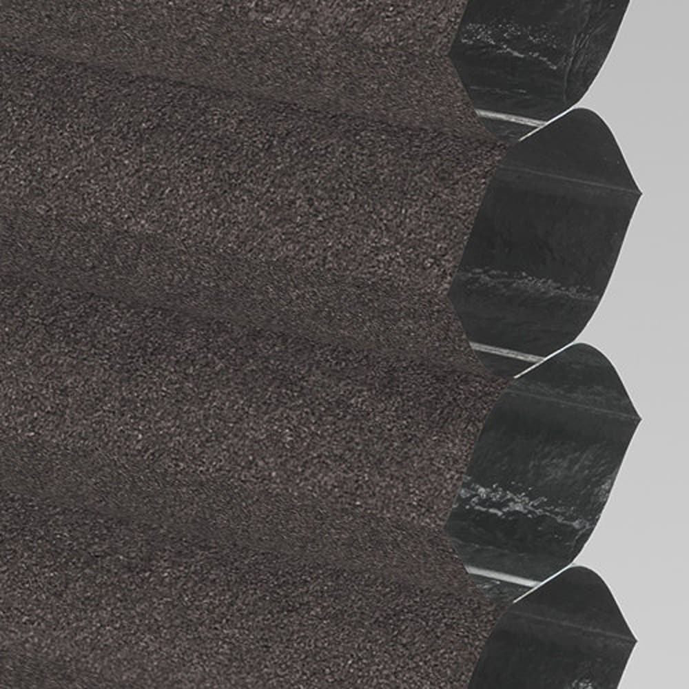 allen + roth 504610 Seclusion Java Room darkening Polyester Cellular shade swatch