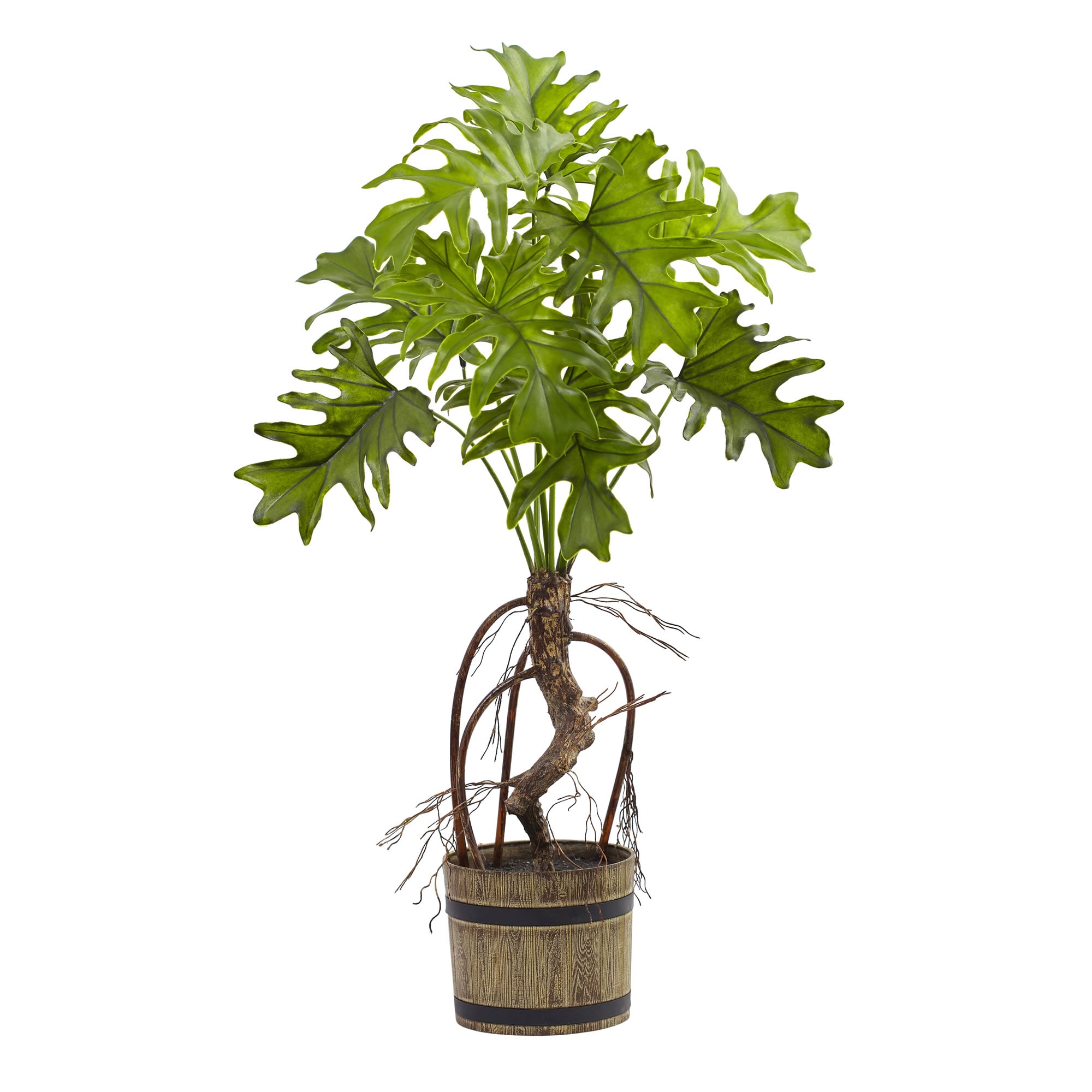 Nearly Natural 6858 27-in Green Indoor Philo Artificial Plant