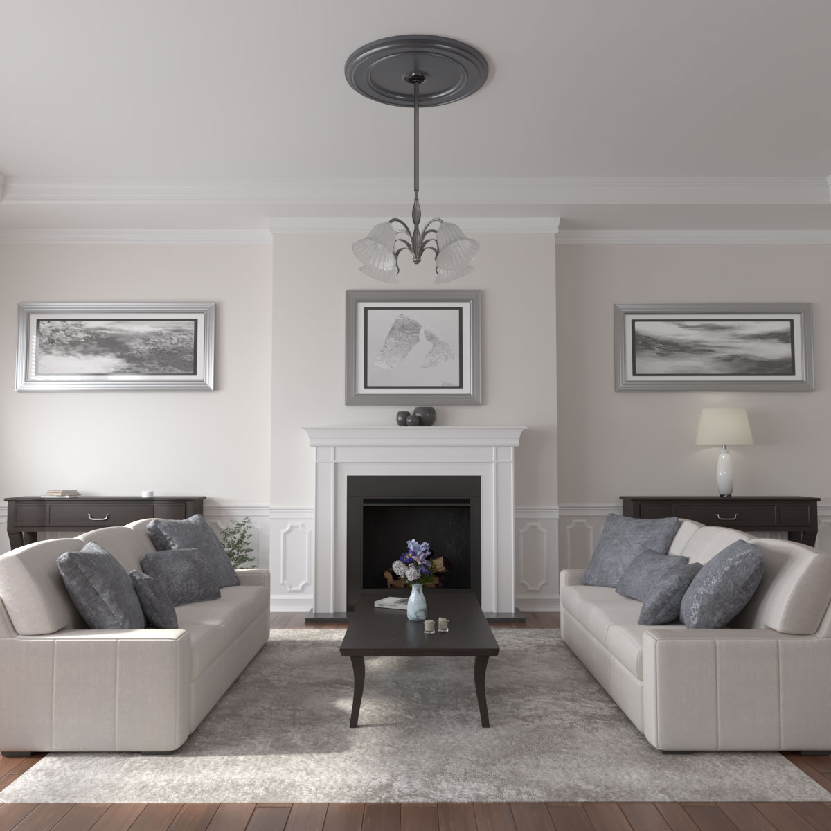 Ekena Millwork CM41CLPES Ceiling-Medallions - View #4