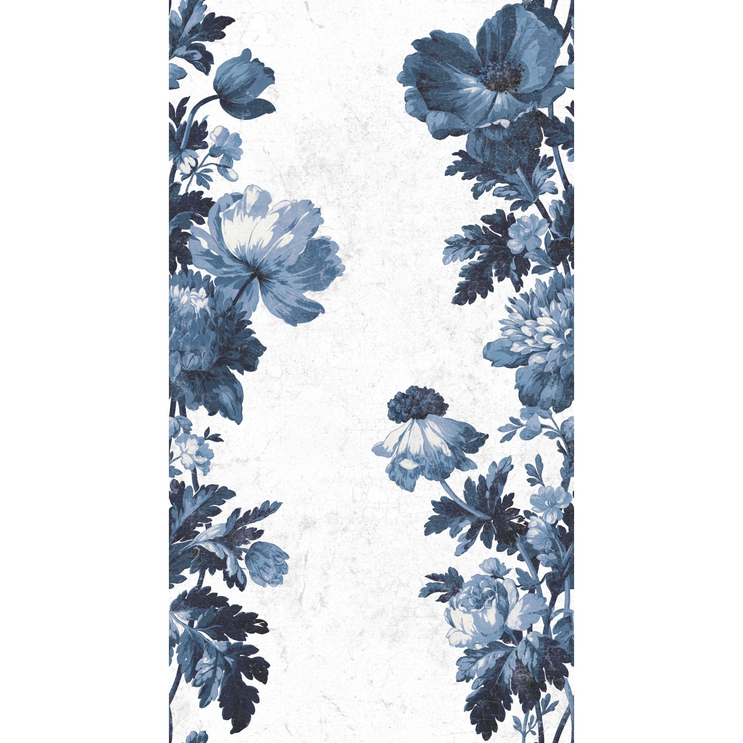 RoomMates RMK11427RL 28.29-Sq. Feet Blue Vinyl Stripes Self-adhesive Peel and Stick Wallpaper