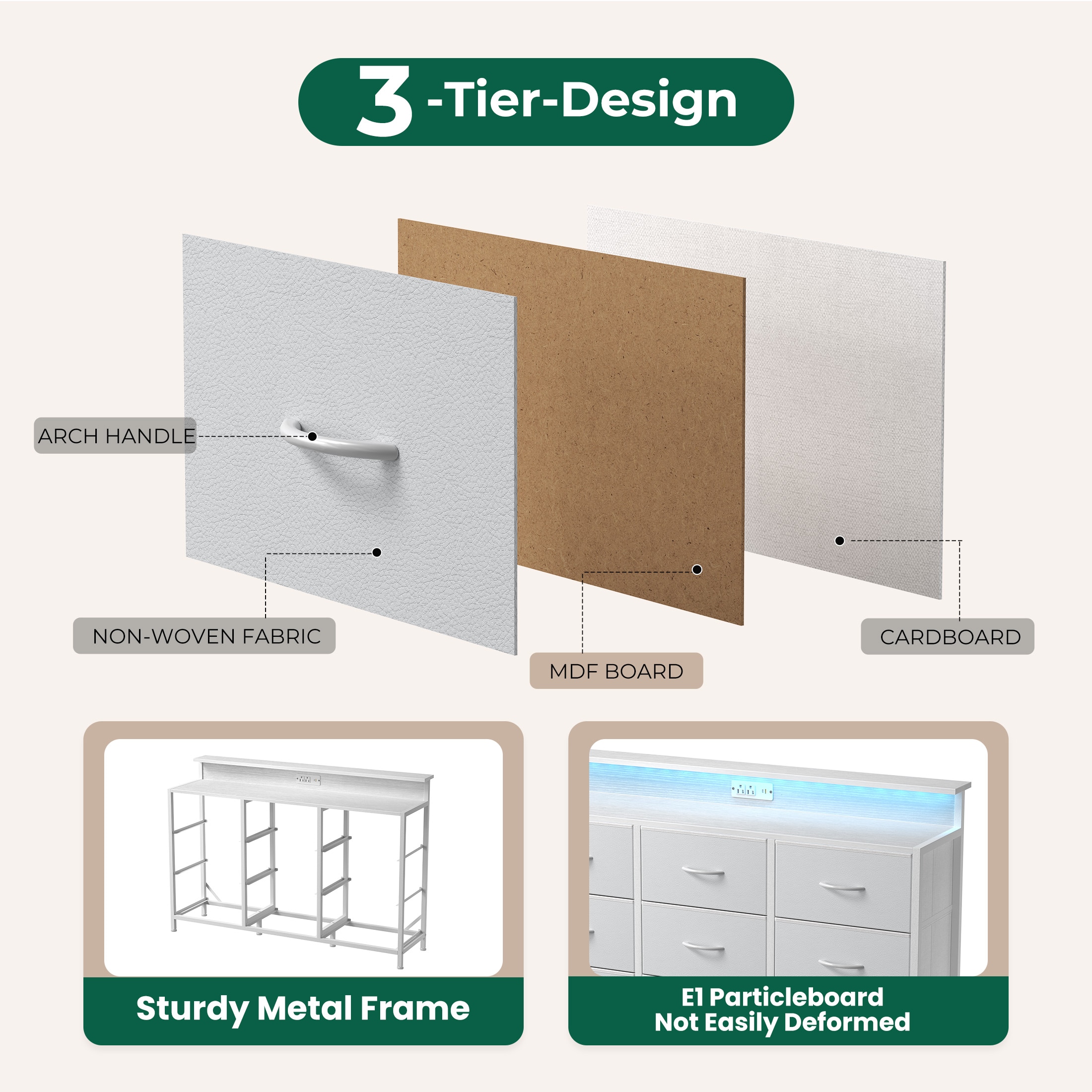 Sweetcrispy L-FC-TVK9CDC-WT Tv-Stands - View #6