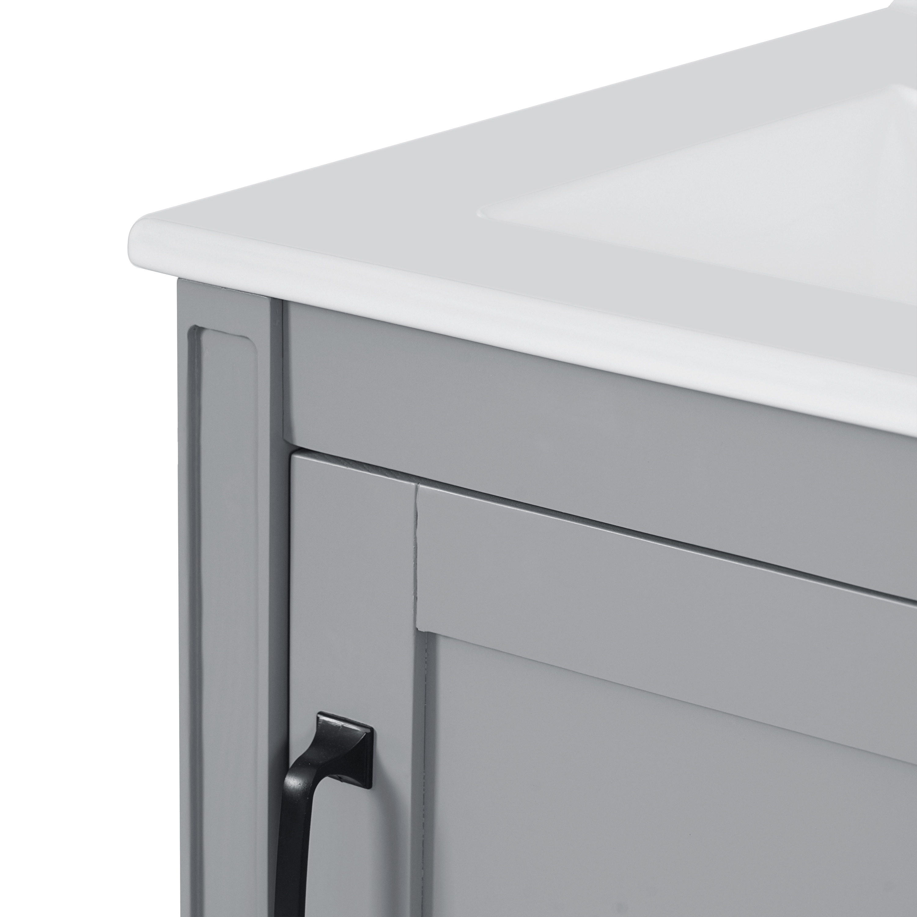 Aortzio HM-BA127-GRAY Bath-Vanity-Combo - View #6