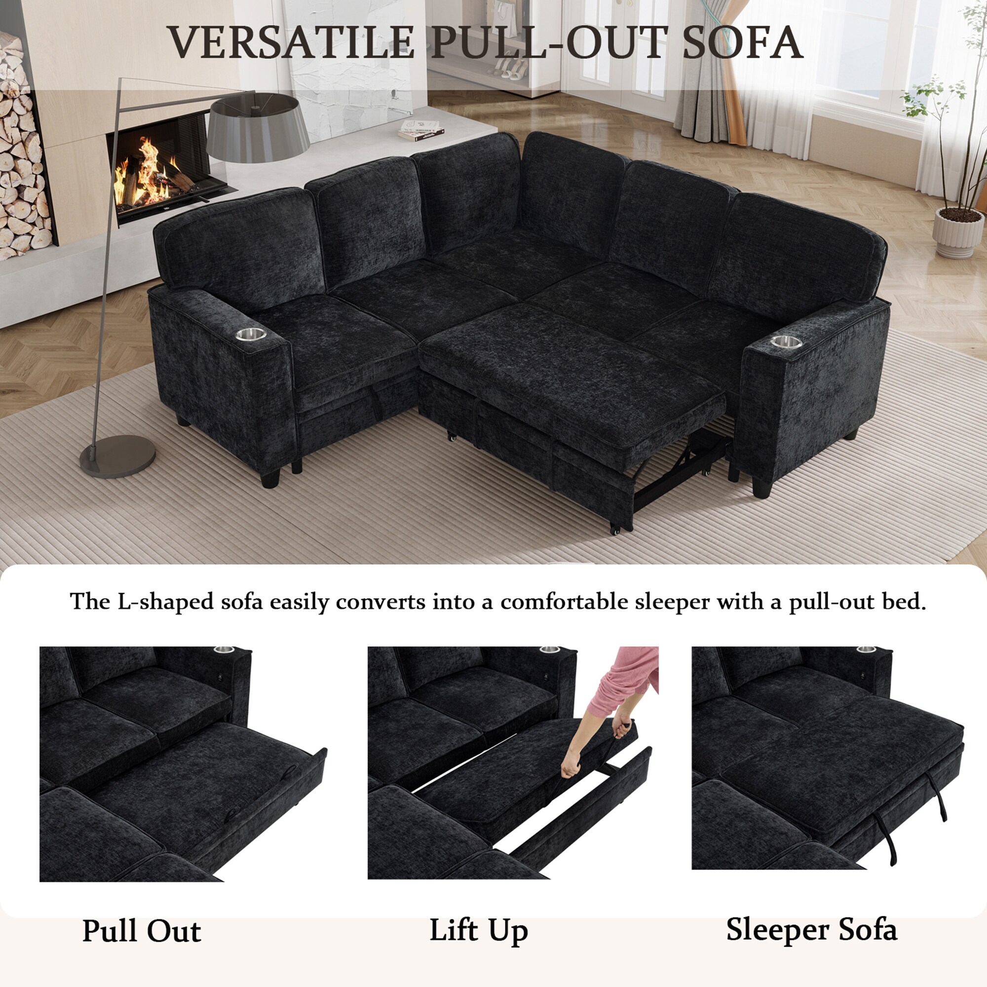 SINOFURN SYA370159WT Sofas-Loveseats - View #4