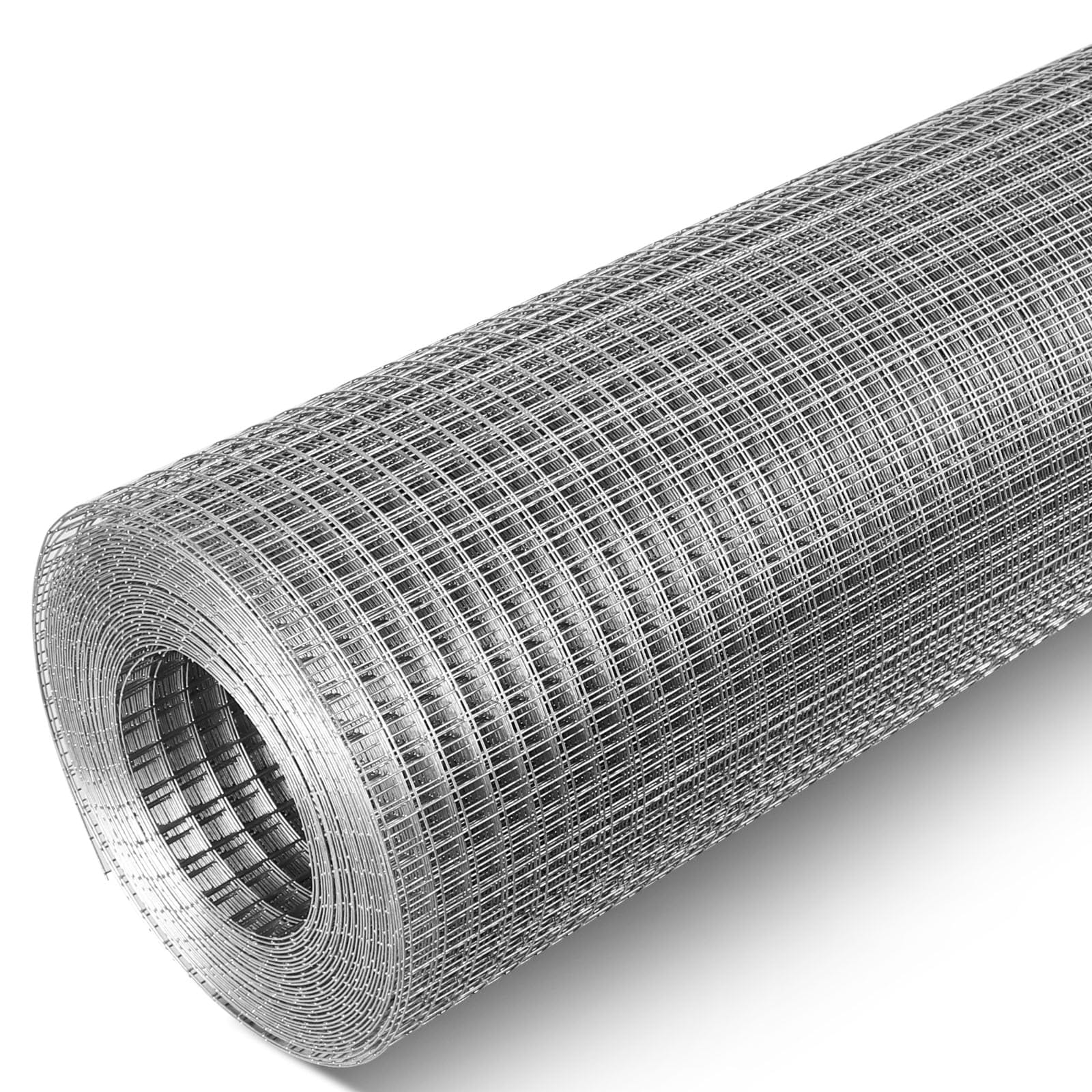 Anqtovp  Hardware Cloth Half Inch Mesh 48 x 100 ft 19 Gauge Hot Dip Galvanized Welded Wire Fencing Roll for Chicken Garden and Animal Enclosure