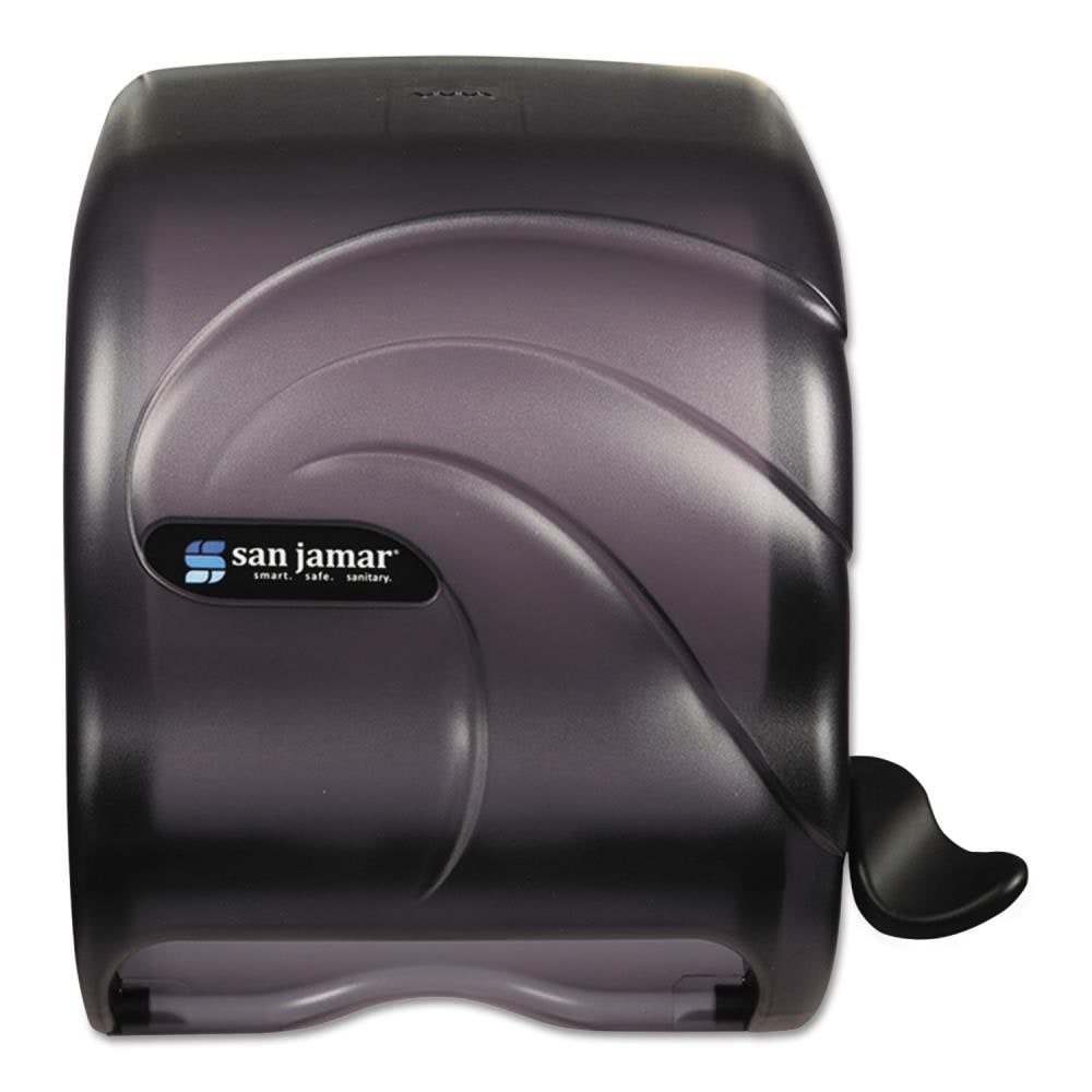 Element Lever Roll Towel Dispenser, Oceans, Black, 12-1/2 x 8-1/2 x 12-3/4 | SJM - San Jamar T990TBK