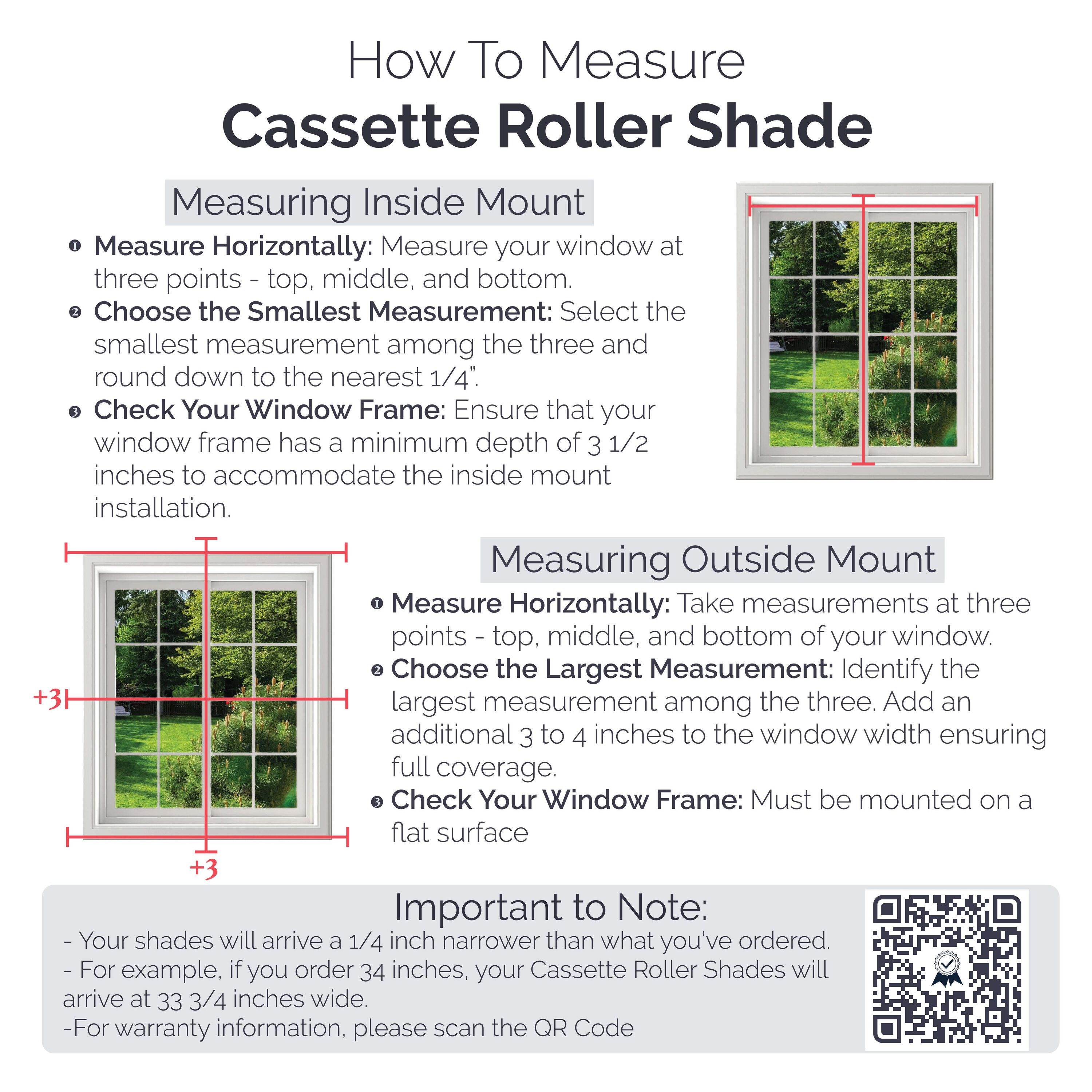 Linen Avenue Custom Cordless Cassette 1% Solar Roller Shade 49Wx78H ...