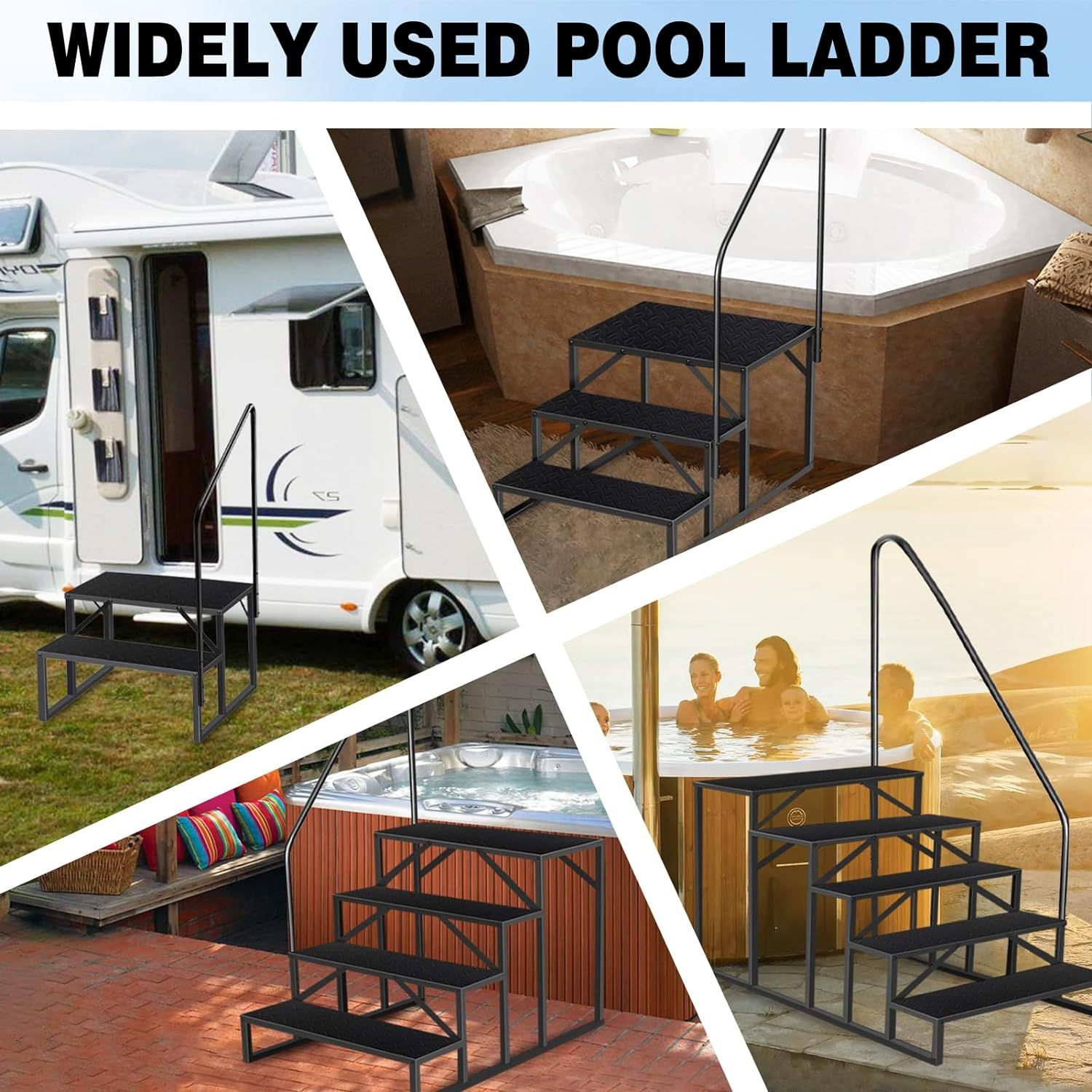 Loheer D01027RZLWT Above-Ground-Pool-Lad-Steps - View #6