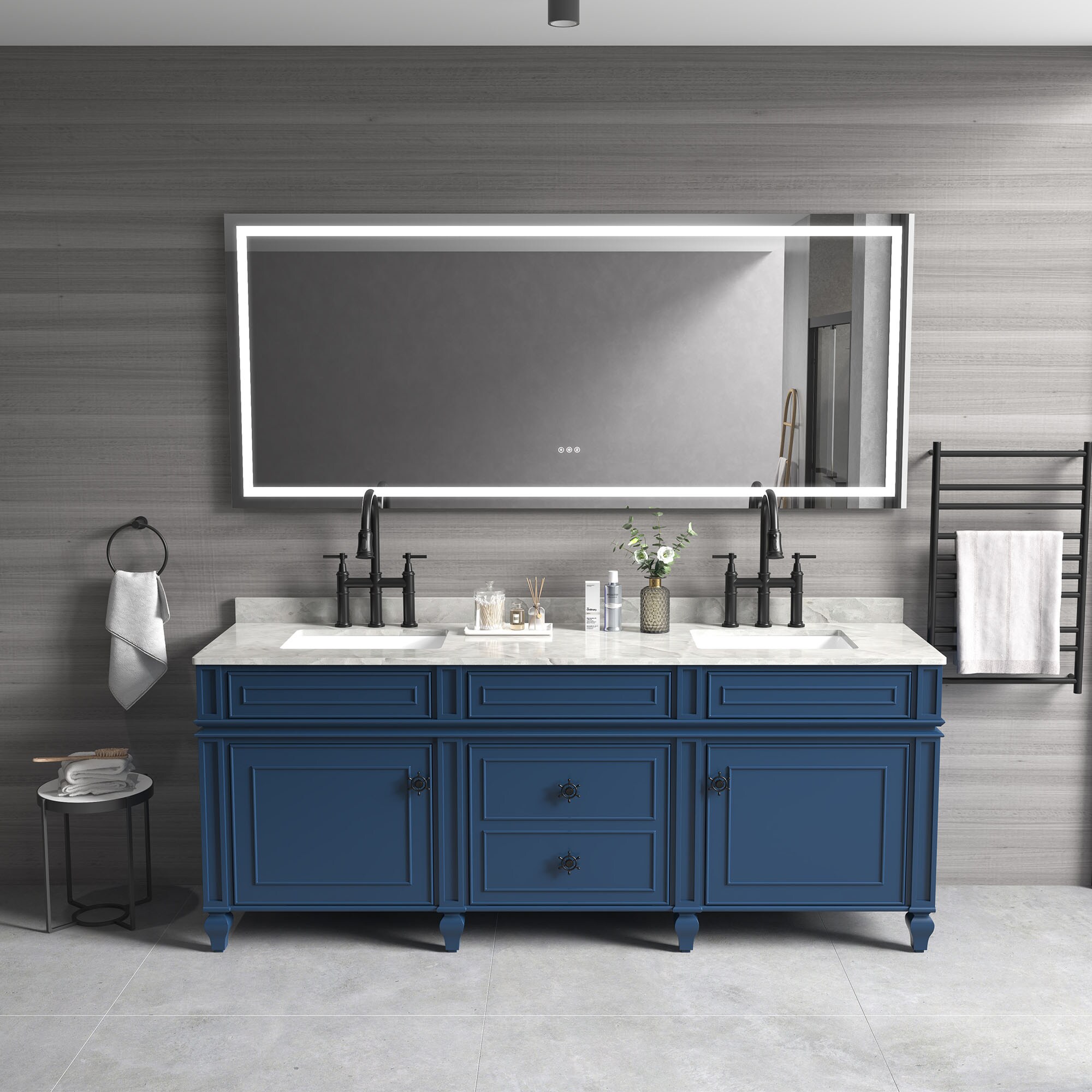 WELLFOR WA-8440-DH Framed-Bath-Mirrors - View #2