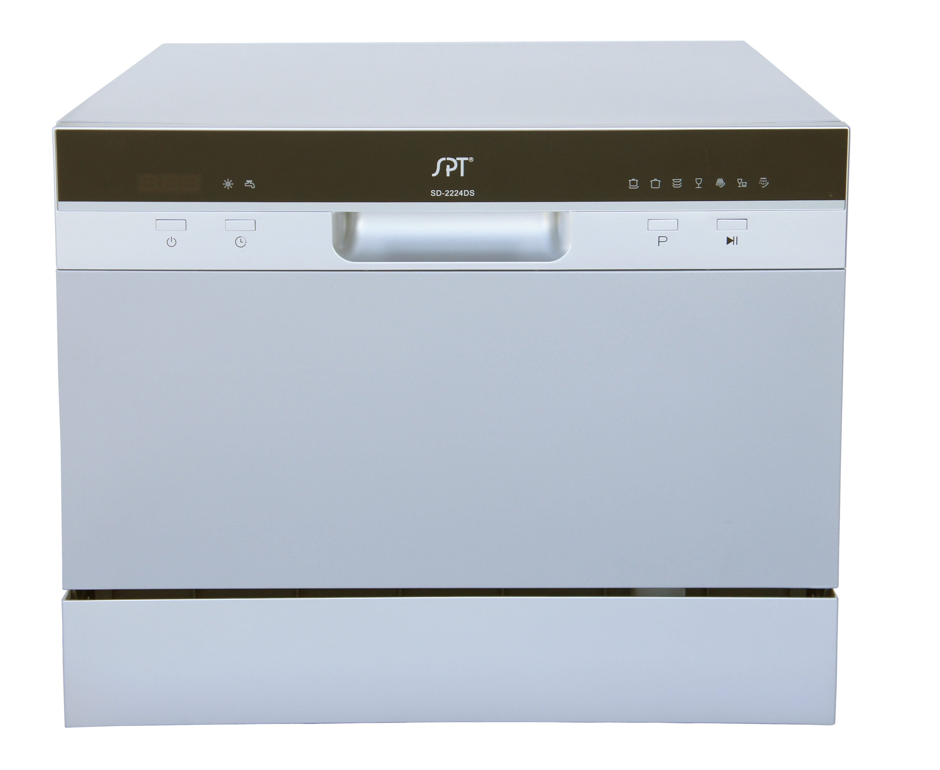 Comfee 21.6-in Portable Countertop Dishwasher (White) ENERGY STAR, 49-dBA  in the Portable Dishwashers department at