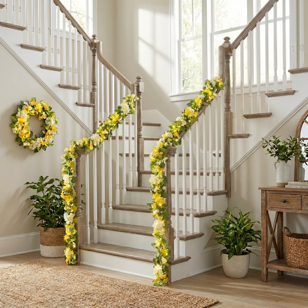 BrylaneHome 199099603534 Artificial-Christmas-Garland - View #5