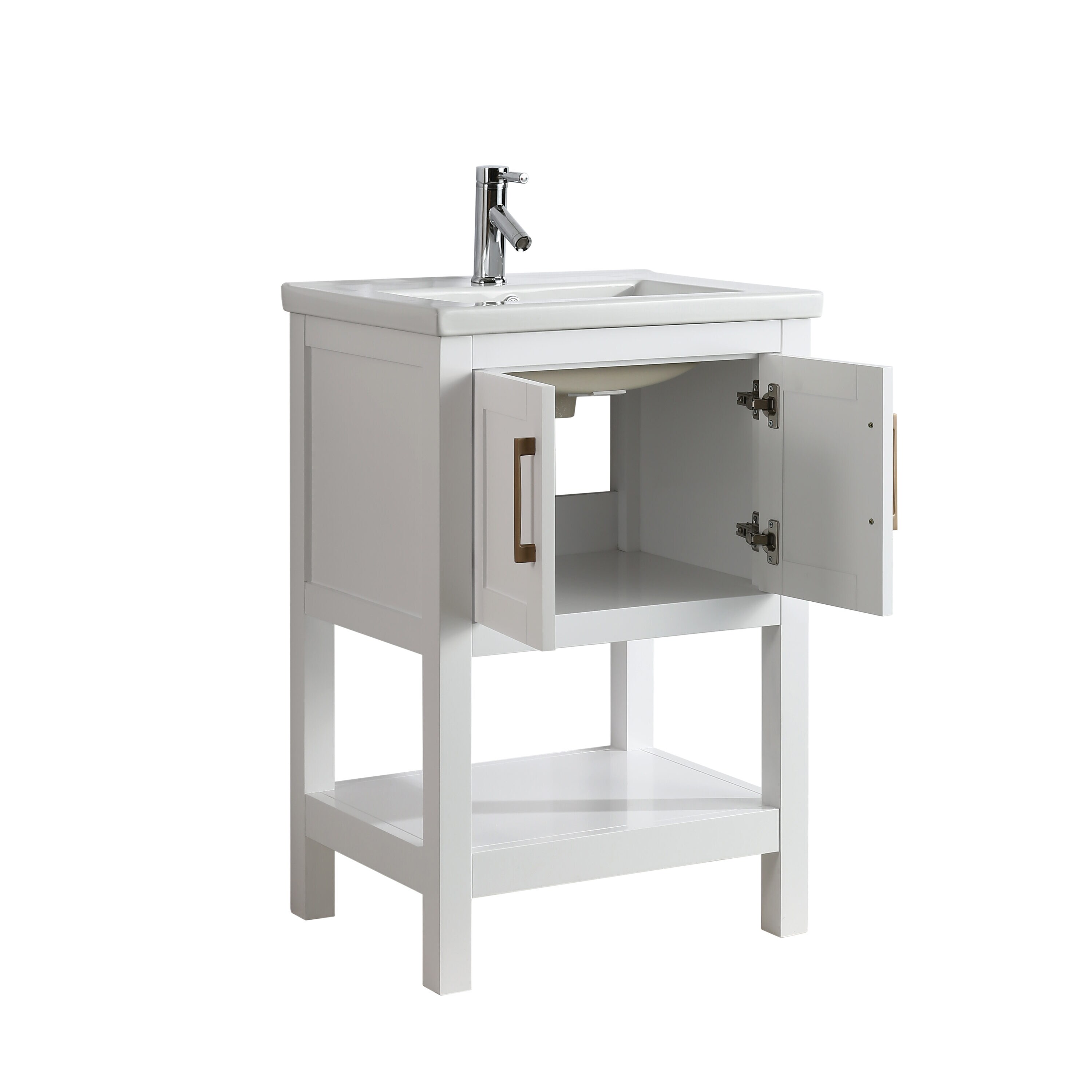 Design Element SPV02-24-WT Bath-Vanity-Combo - View #5
