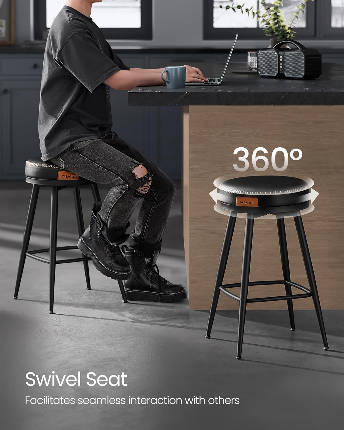 SONGMICS HOME LBC100B01 stools - View #4