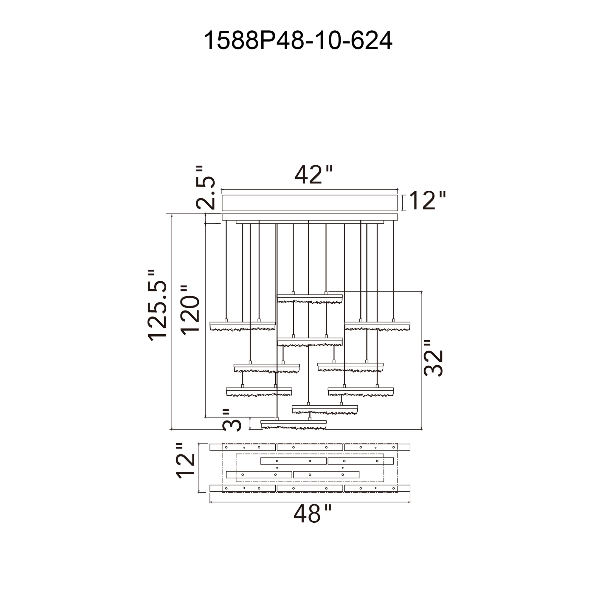 CWI Lighting 1588P48-10-624 b090015 - View #7