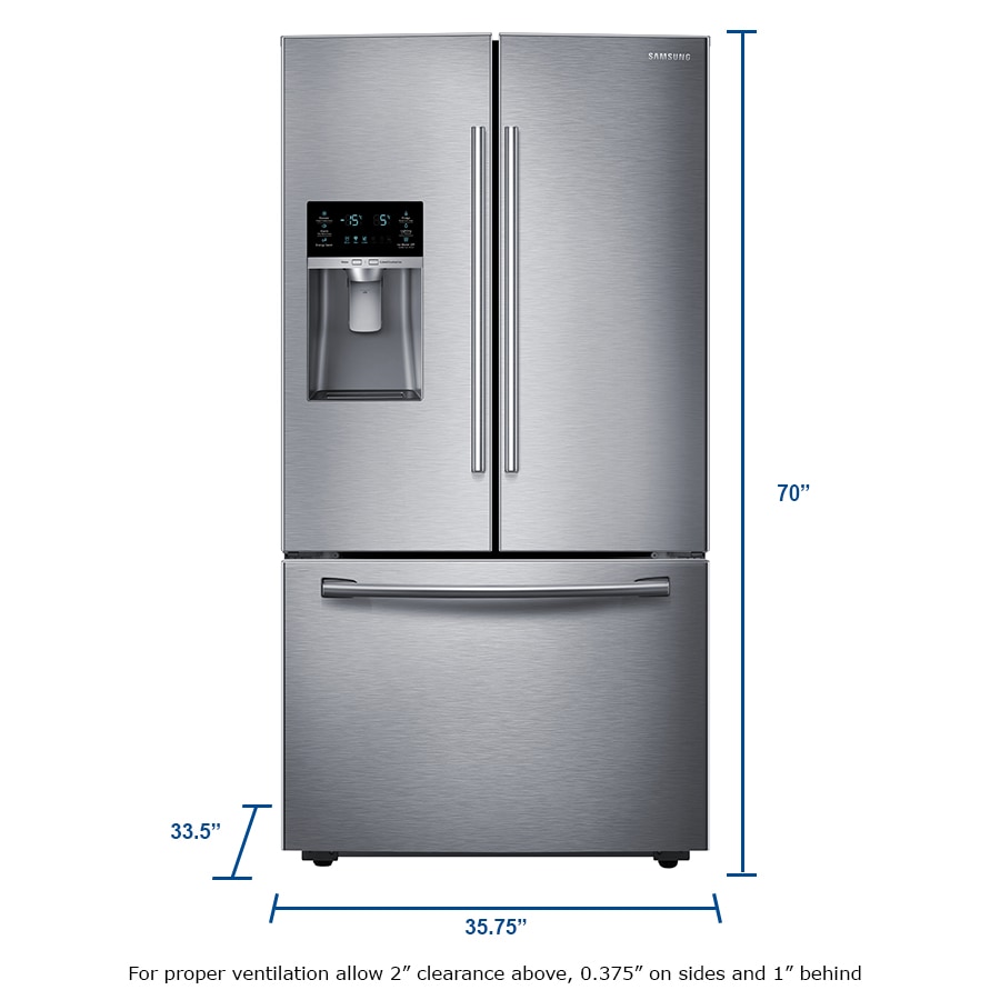 28 cu. ft. French Door Refrigerator with CoolSelect Pantry™, Dual Ice Maker  Refrigerators - RF28HFEDTSR/AA