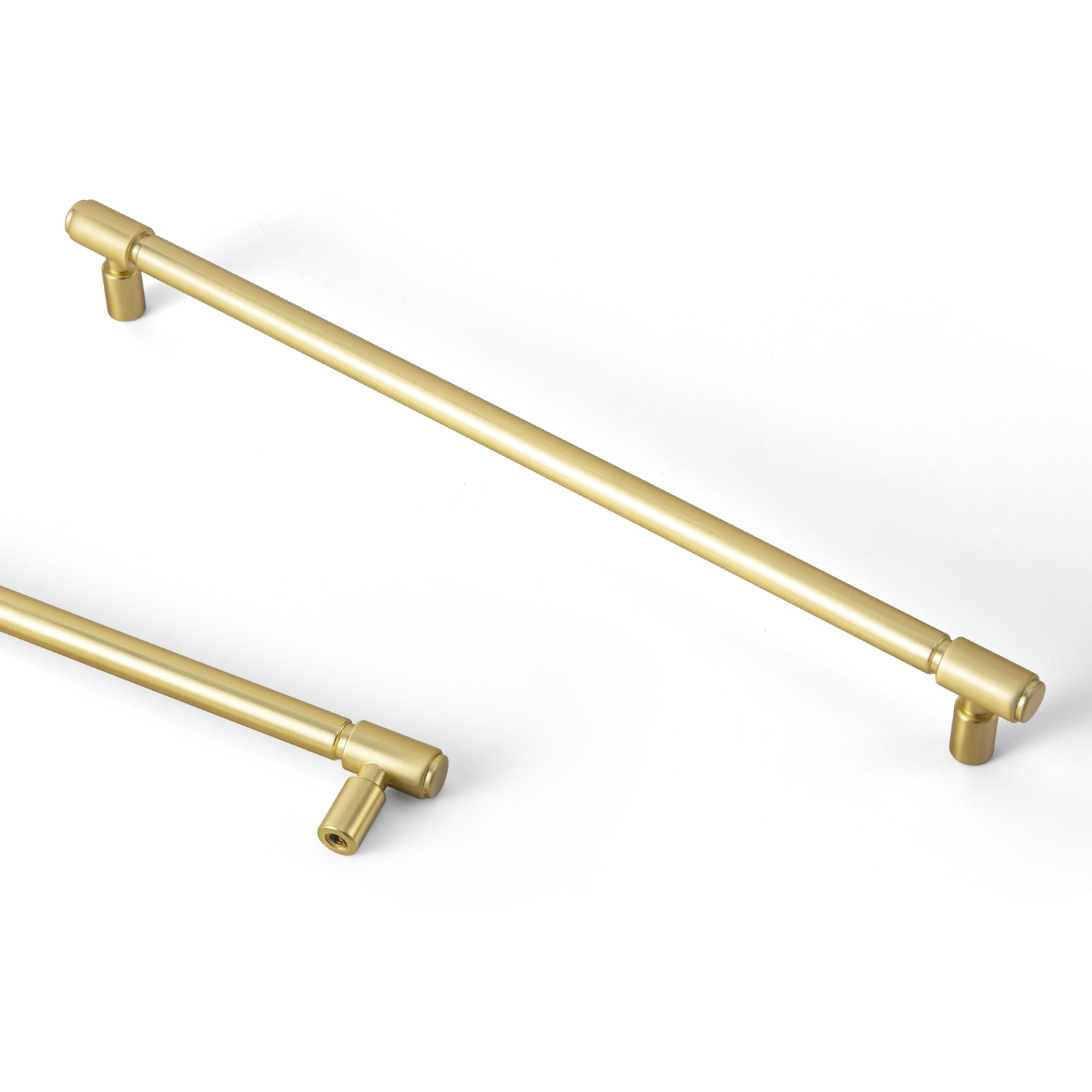 Miaokesen 2231XT-256 10-1/16-in , 256mm Center to Center Dark Brushed Brass Cylindrical Bar 6 -Pack