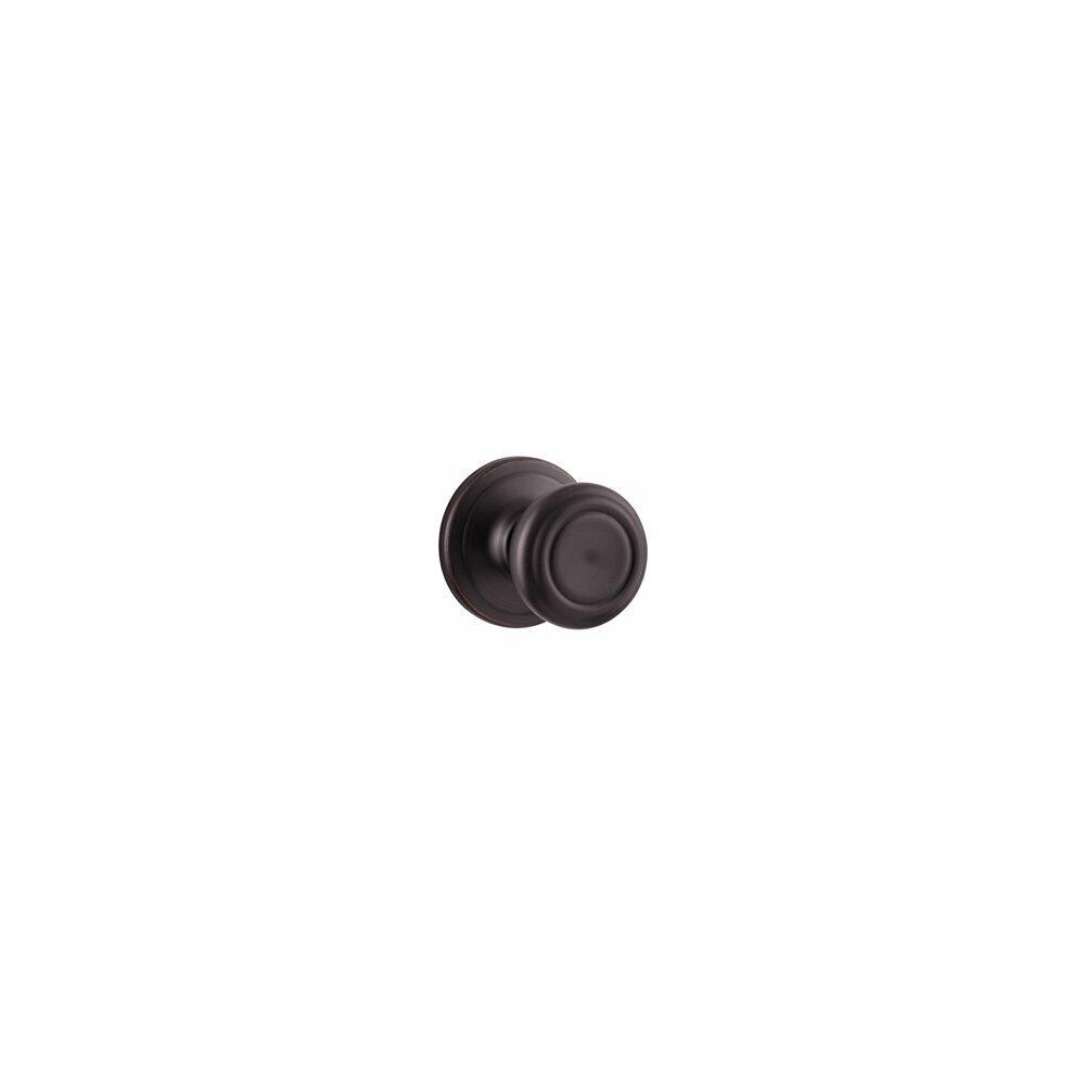 Kwikset 720CN 11P CP Cameron Venetian Bronze Interior/Exterior Hall/Closet Passage door knob Single pack with Antimicrobial Technology