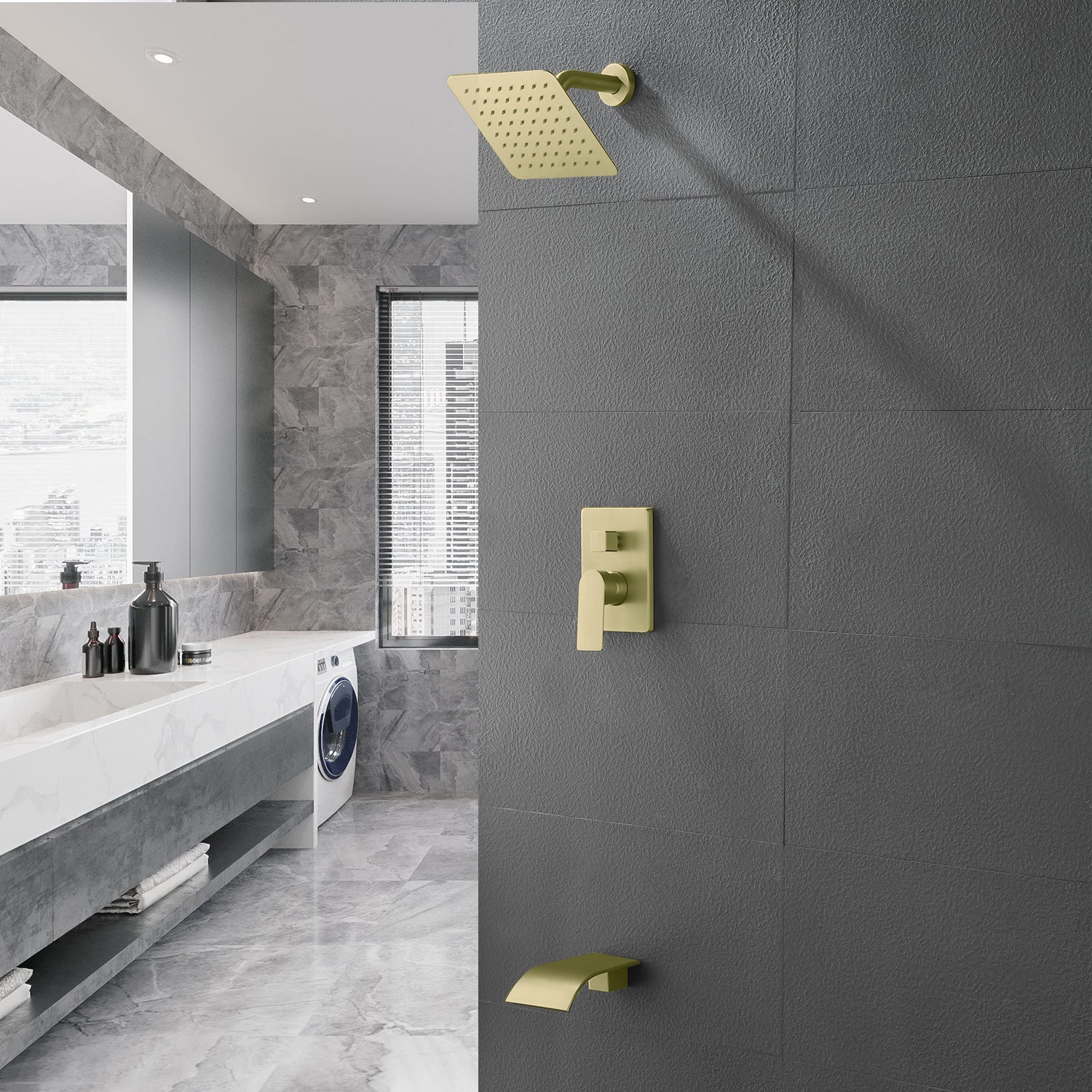 Boyel Living BL-33011BG Tub-Shower-Faucets - View #7