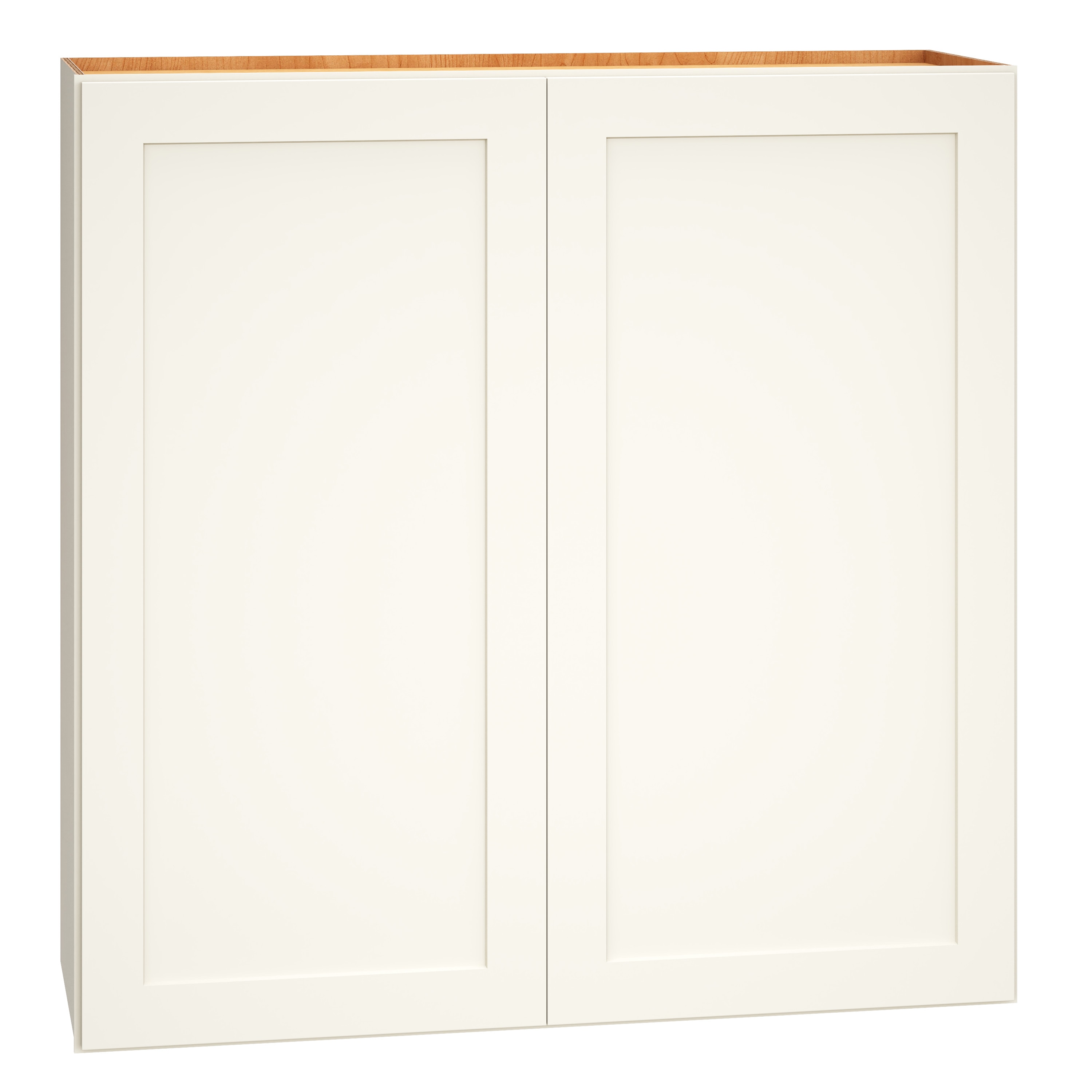 RELIABILT 332 W3636 Pinnacle 36-in W x 36-in H x 12-in D White Wall Fully assembled Plywood Cabinet (Recessed Panel Slab)