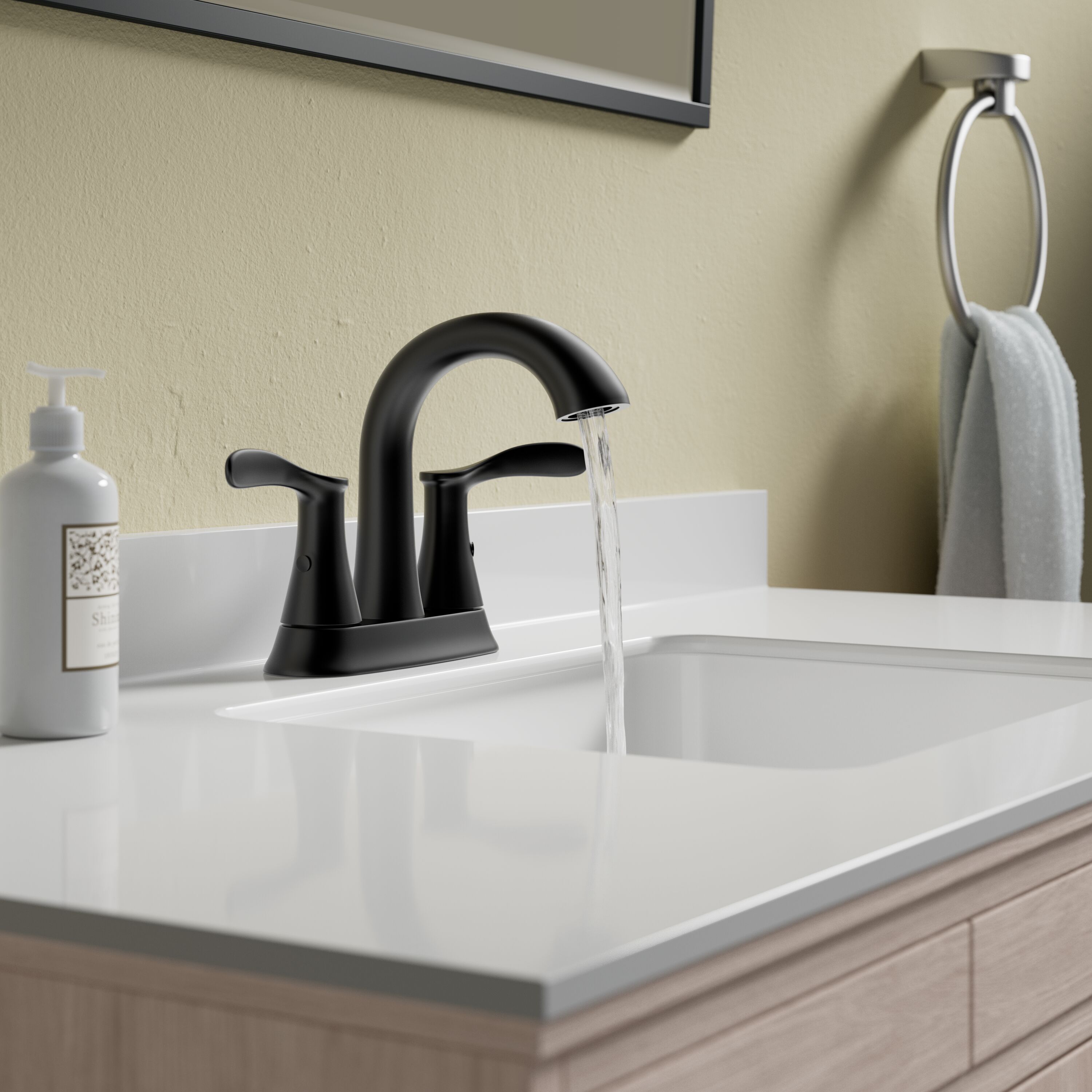 allen + roth F51A1120BL Lavatory-Faucets - View #4