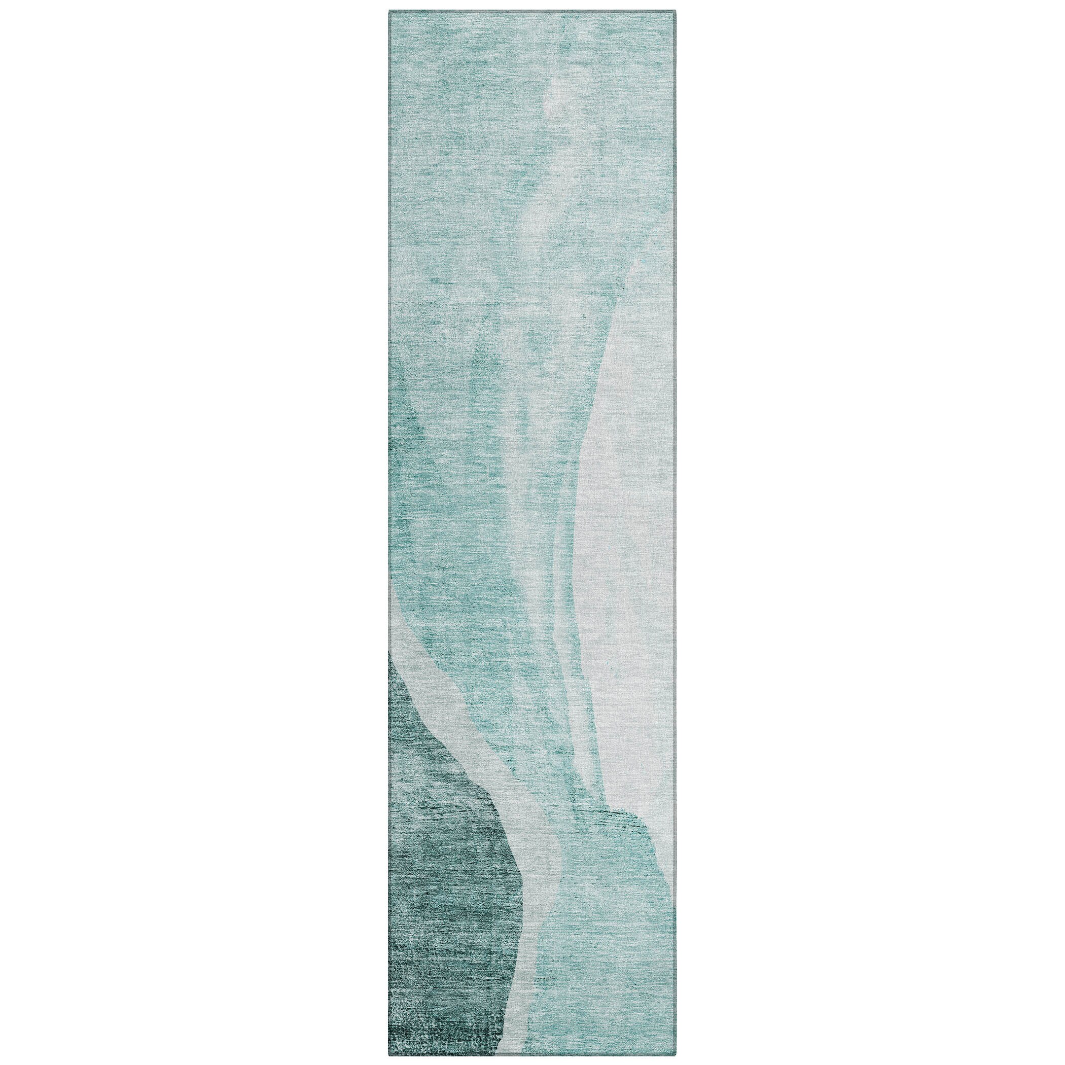 Addison Rugs ACN667TE2X8 Chantille ACN667TE 2 x 7 (ft) Polyester Teal Rectangular Indoor/Outdoor Geometric Machine washable Area rug