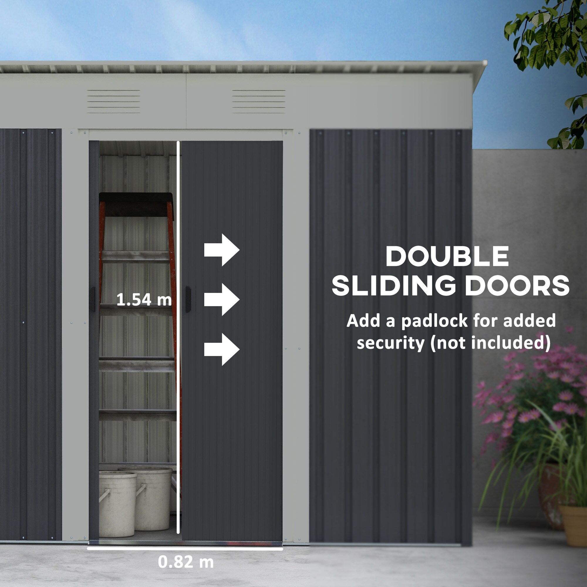 ToolCat BZ-3-134-SN Metal-Storage-Buildings-Sheds - View #7