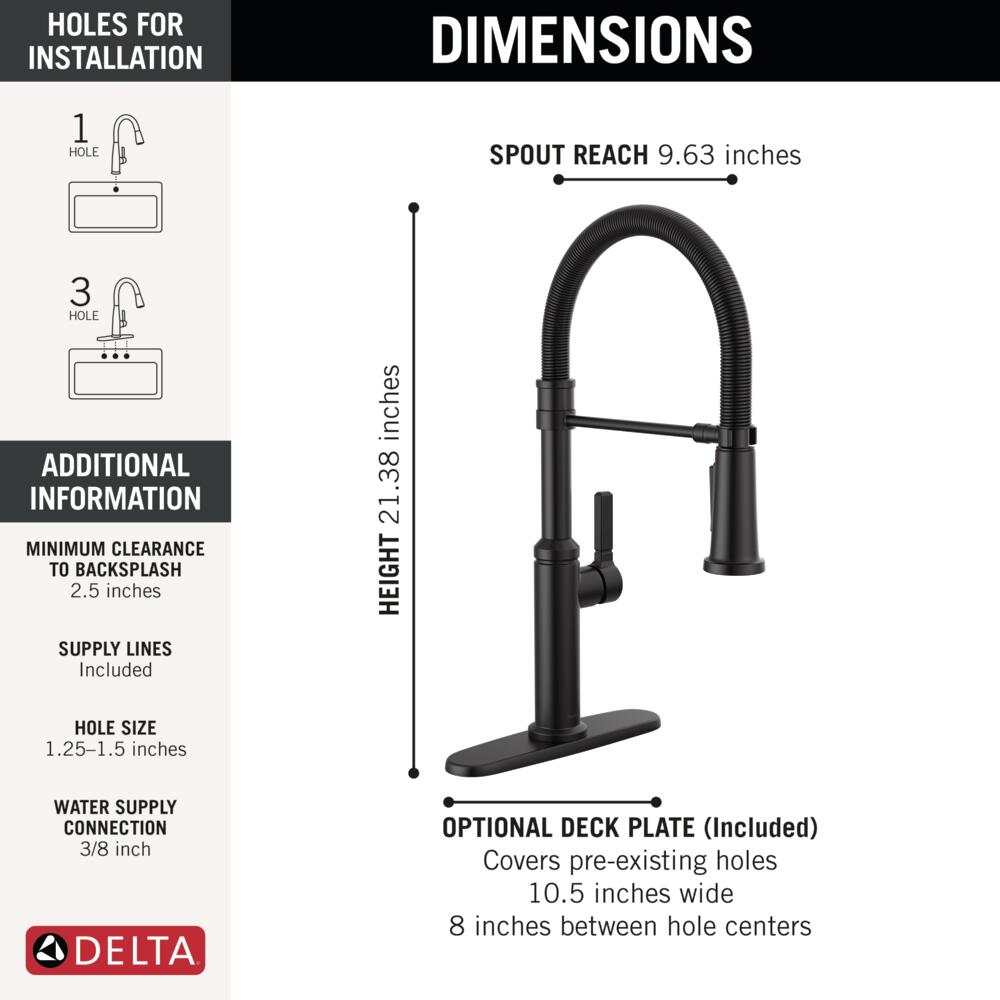 Delta 18829-BL-DST Kitchen-Faucets - View #4