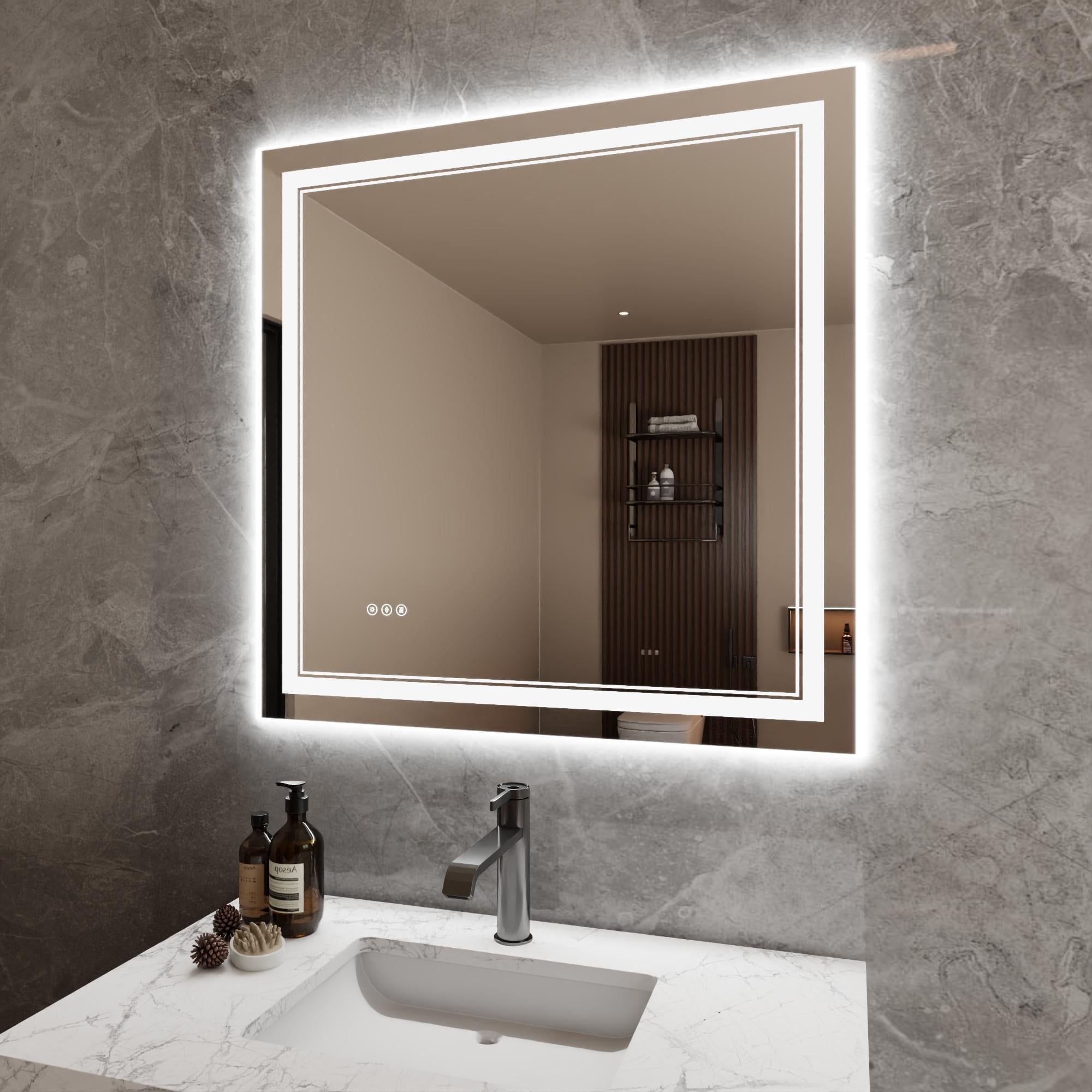 Bayfeve BFXB-10S3636-MIR Framed-Bath-Mirrors - View #2