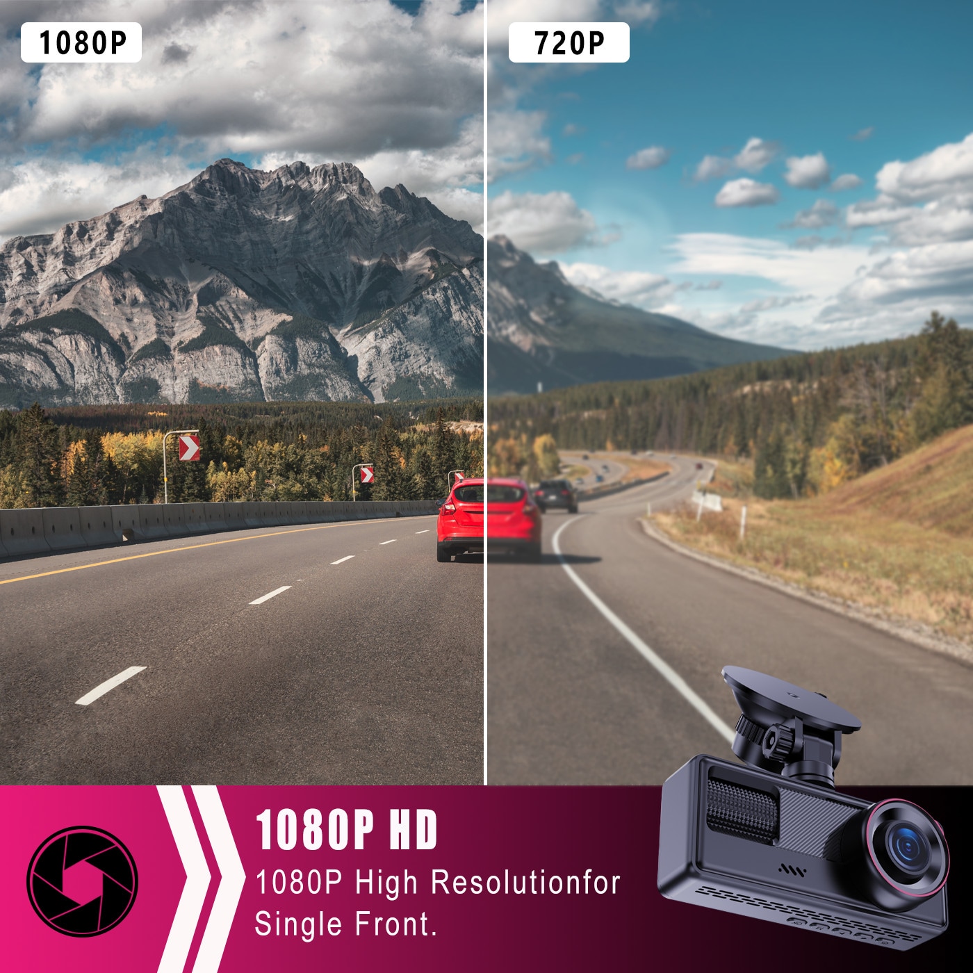 Phivve TL23-F7NSINGLE Dash-Cams - View #4